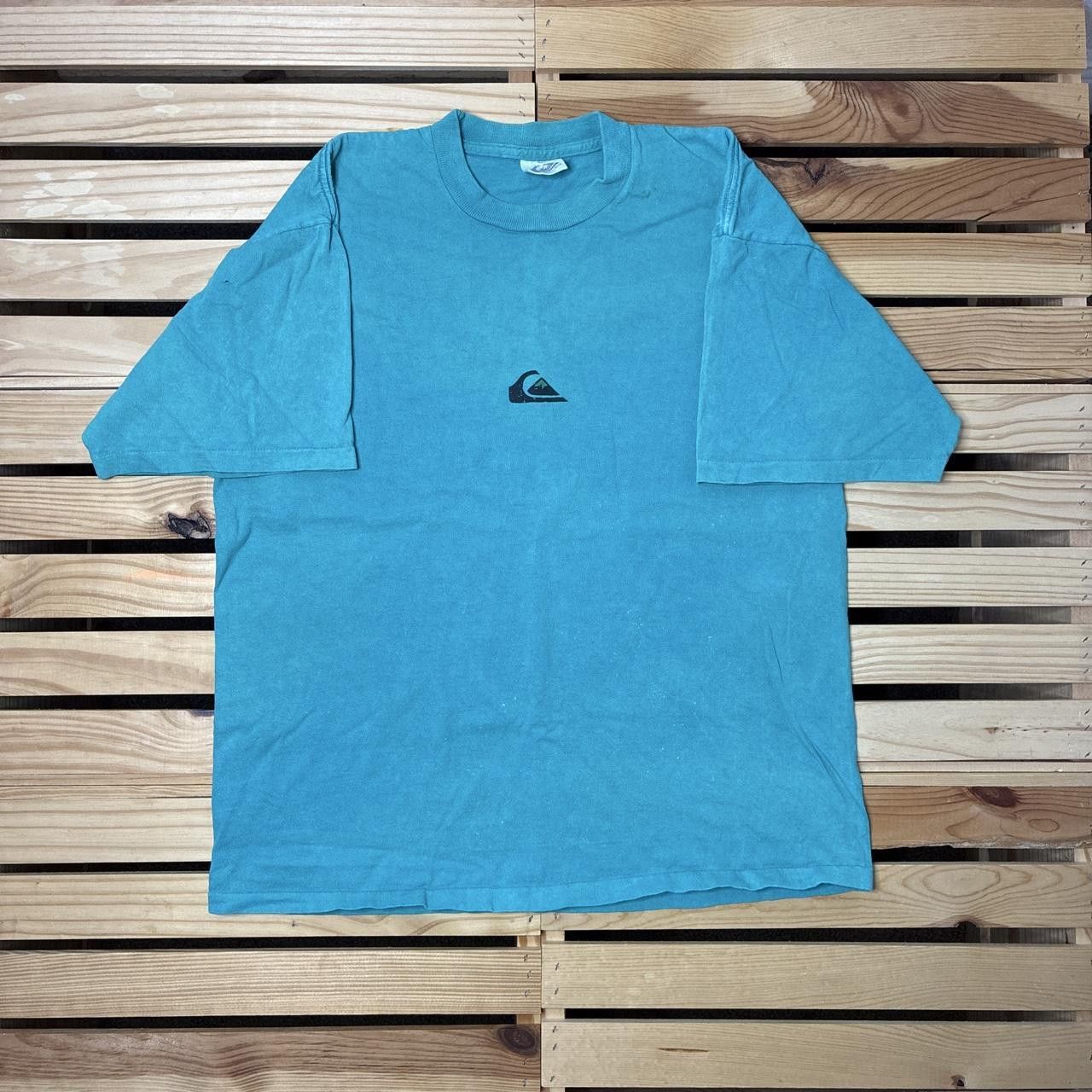 Quiksilver Vintage Quiksilver Green Pineapple Surf Tee Size Medium Size US M / EU 48-50 / 2 - 2 Thumbnail