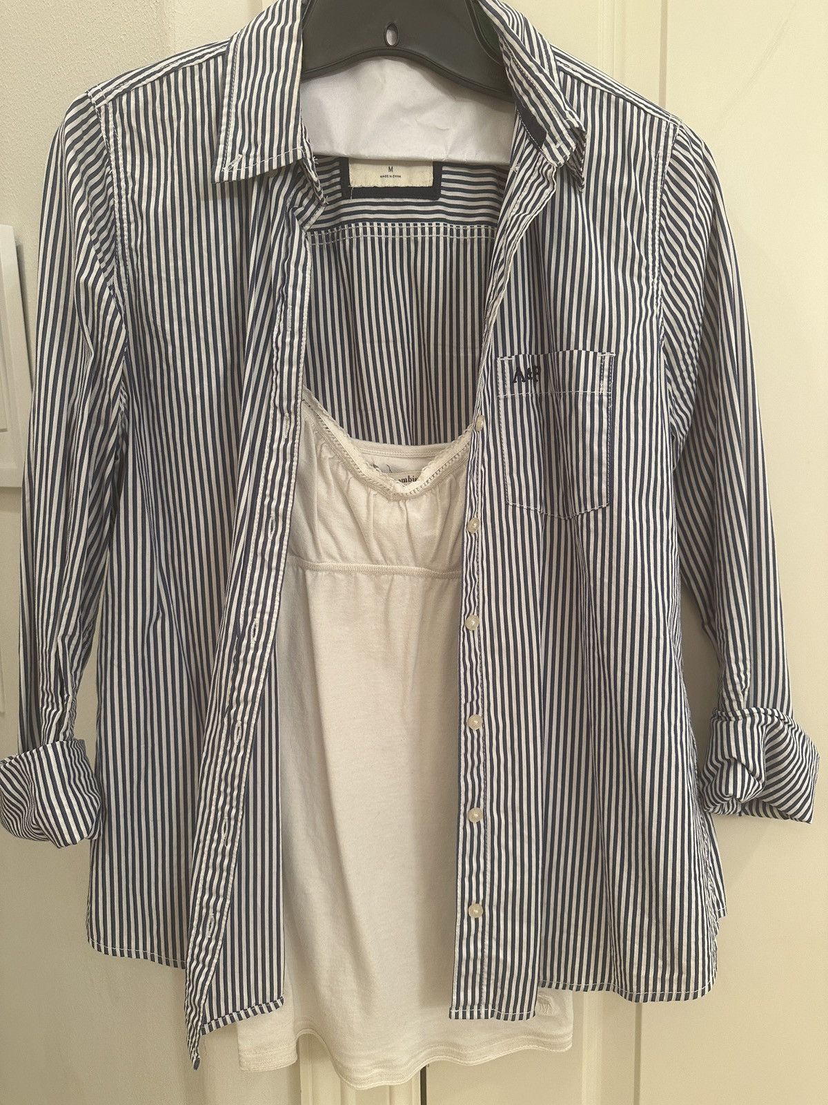 Abercrombie & Fitch Women’s Abercrombie & Fitch White Tank Top, L Size L / US 10 / IT 46 - 5 Thumbnail