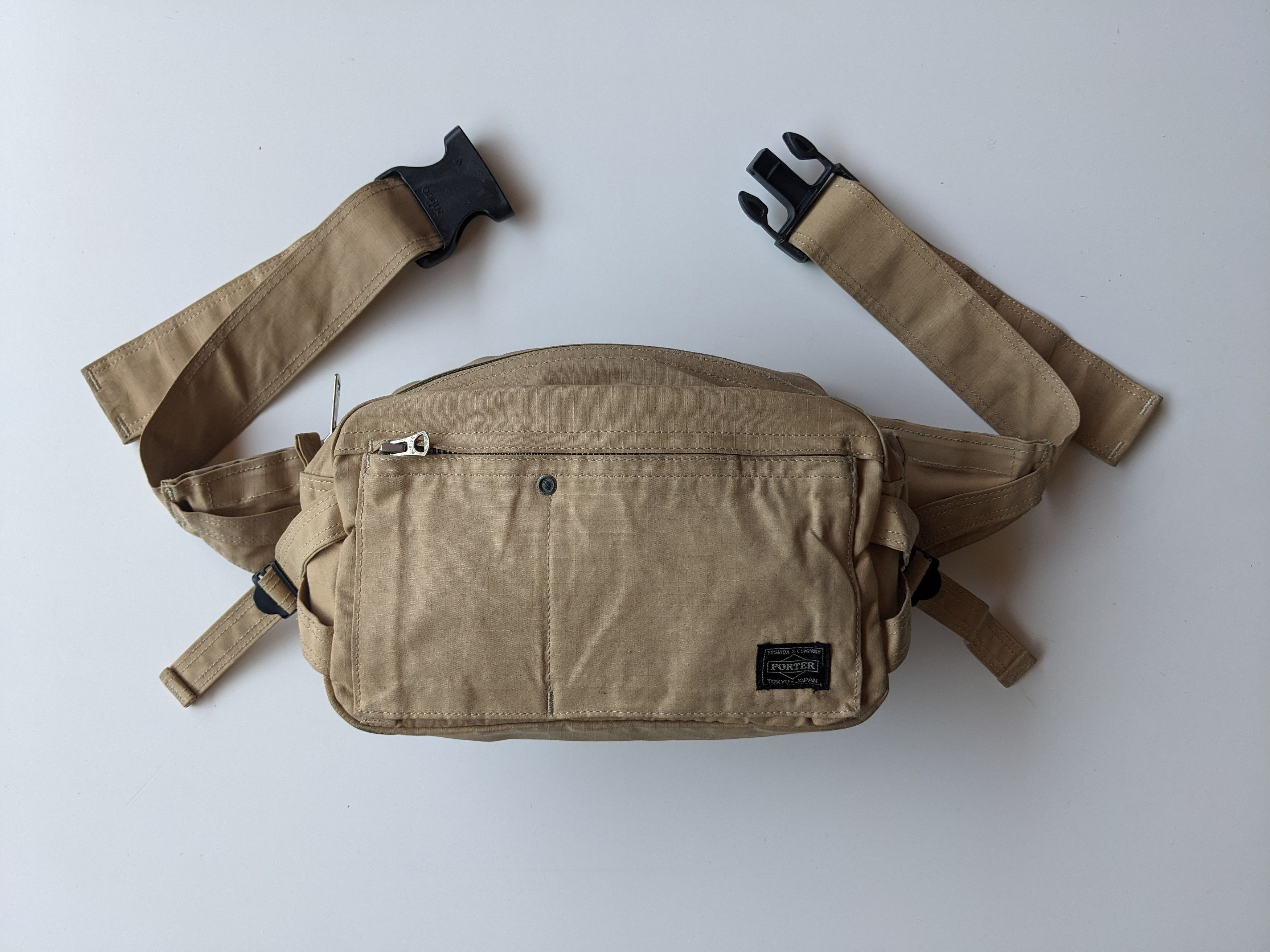 Porter Porter Yoshida Waistbag Beige Canvas Size ONE SIZE - 1 Thumbnail