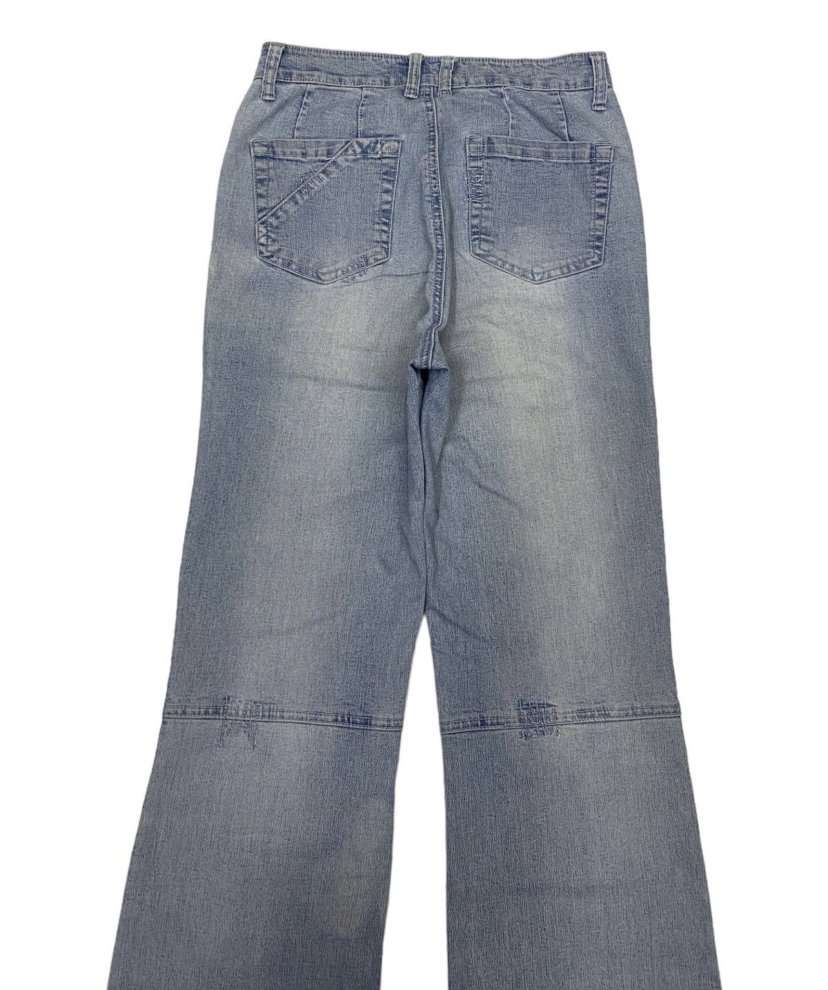 Hysteric Glamour FLARED🔥HYSTERIC OG STYLE HAGI PATCHWORK DENIM FLARE JEANS Size US 26 / EU 42 - 7 Thumbnail