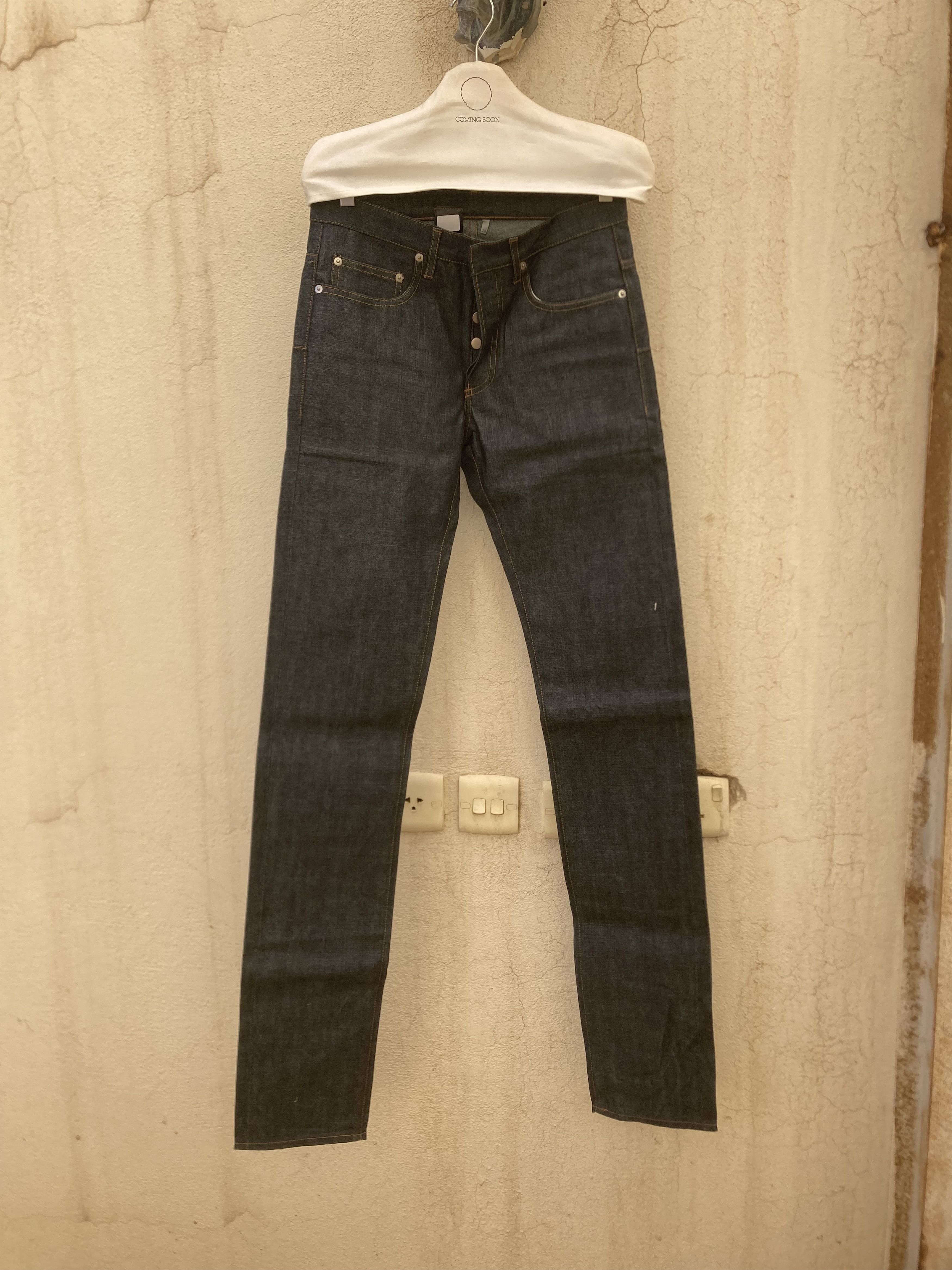 image of Dior Archive Slimane in Raw Blue Denim, Men's (Size 31)