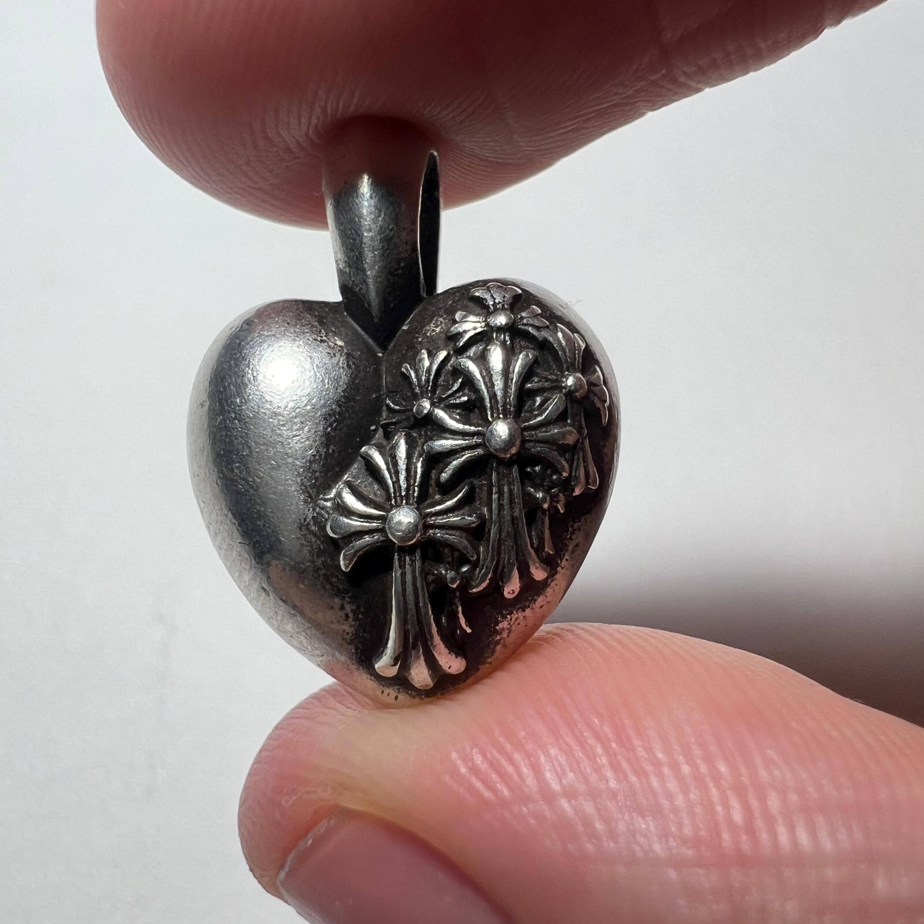 Chrome Hearts Chrome Hearts R.I.P. Heart Pendant | Grailed