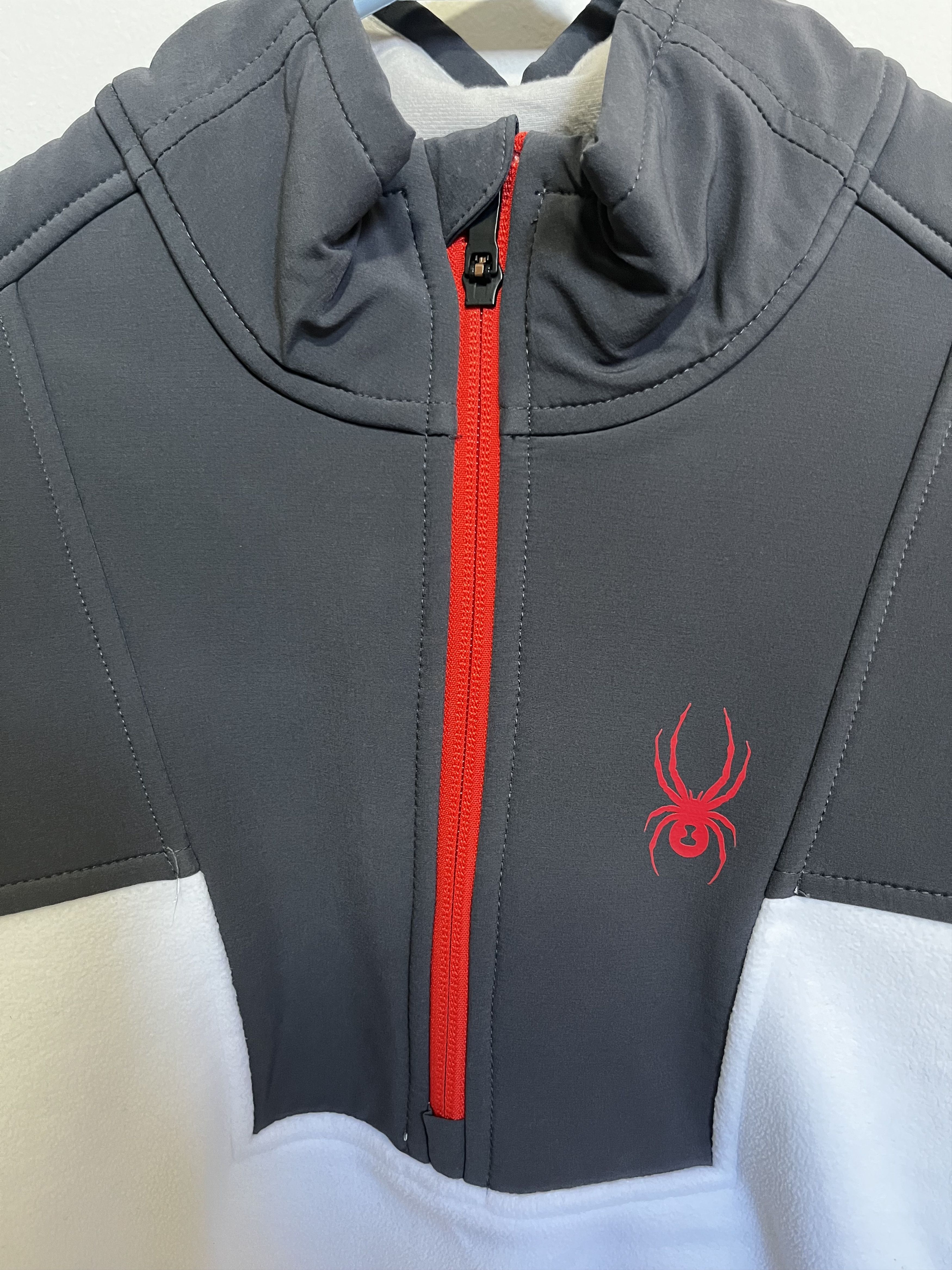 Spyder Spyder Core Quarter Zip Fleece Pullover (Size M) White/Black Size US M / EU 48-50 / 2 - 2 Thumbnail