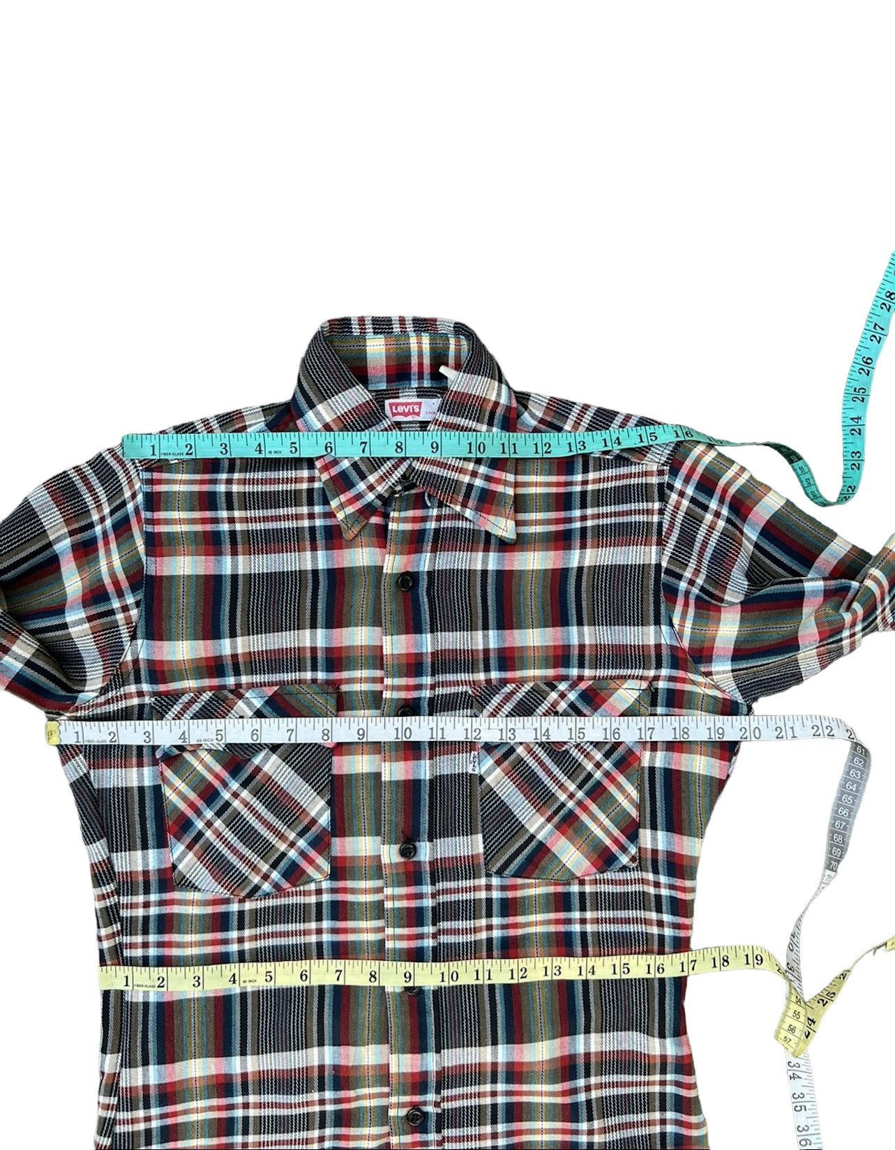 Levi's Vintage 70s Levi’s White Tab Checkered Flannel Shirt Size US S / EU 44-46 / 1 - 3 Thumbnail