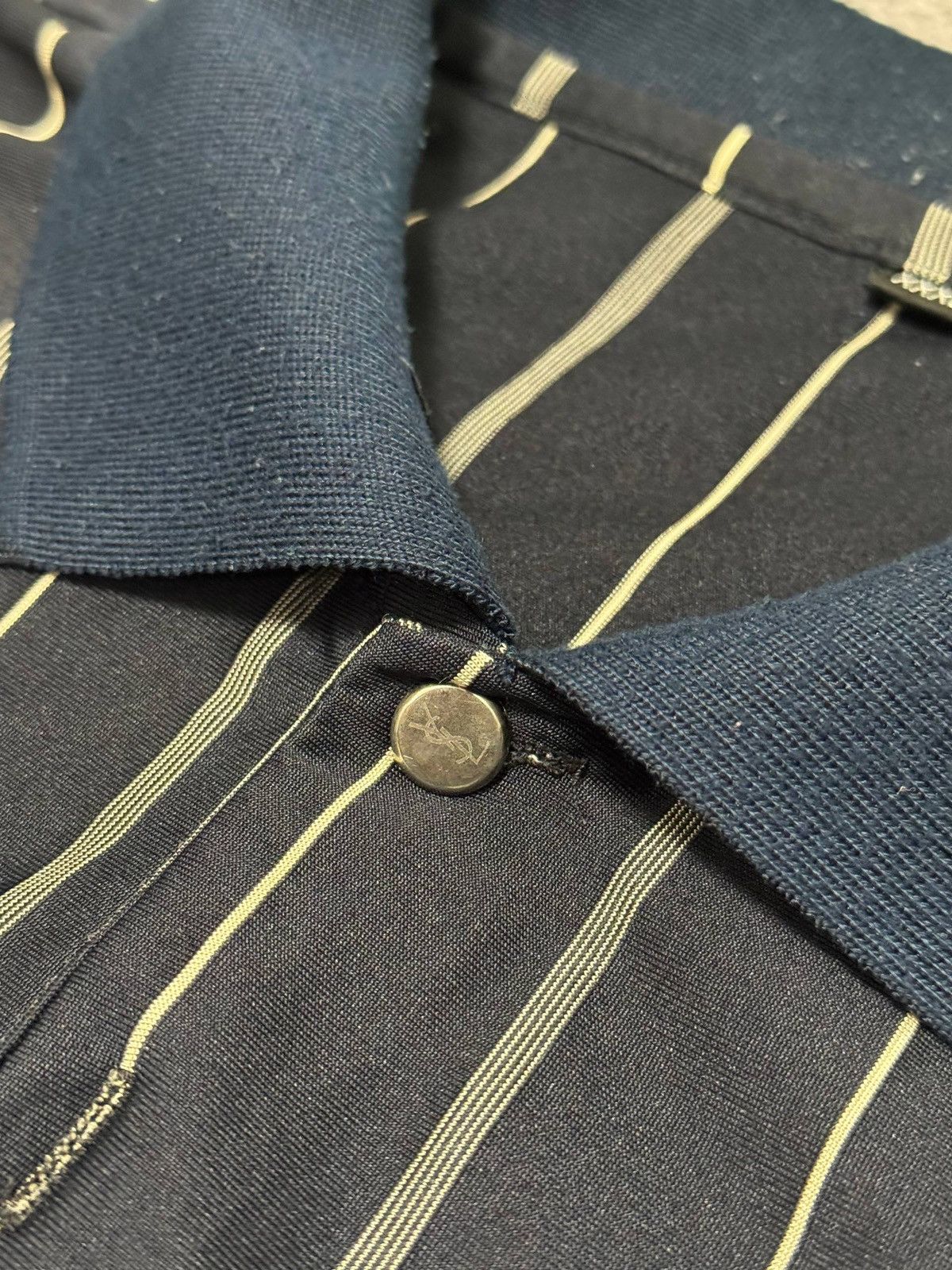 Yves Saint Laurent Vintage Yves Saint Laurent YSL Silk Polo Shirt Size US XL / EU 56 / 4 - 6 Thumbnail