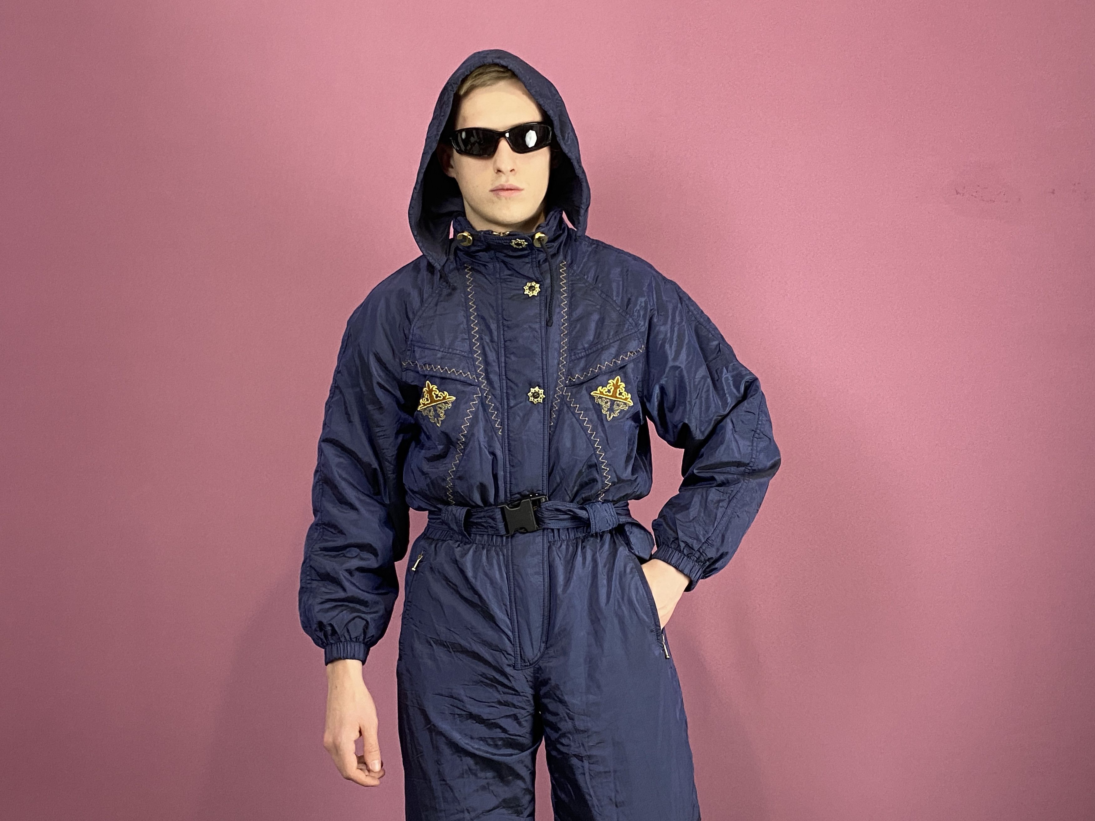 Vintage 90s Hibernia Vintage Men's One Piece Ski Suit - XS Size US XS / EU 42 / 0 - 3 Thumbnail