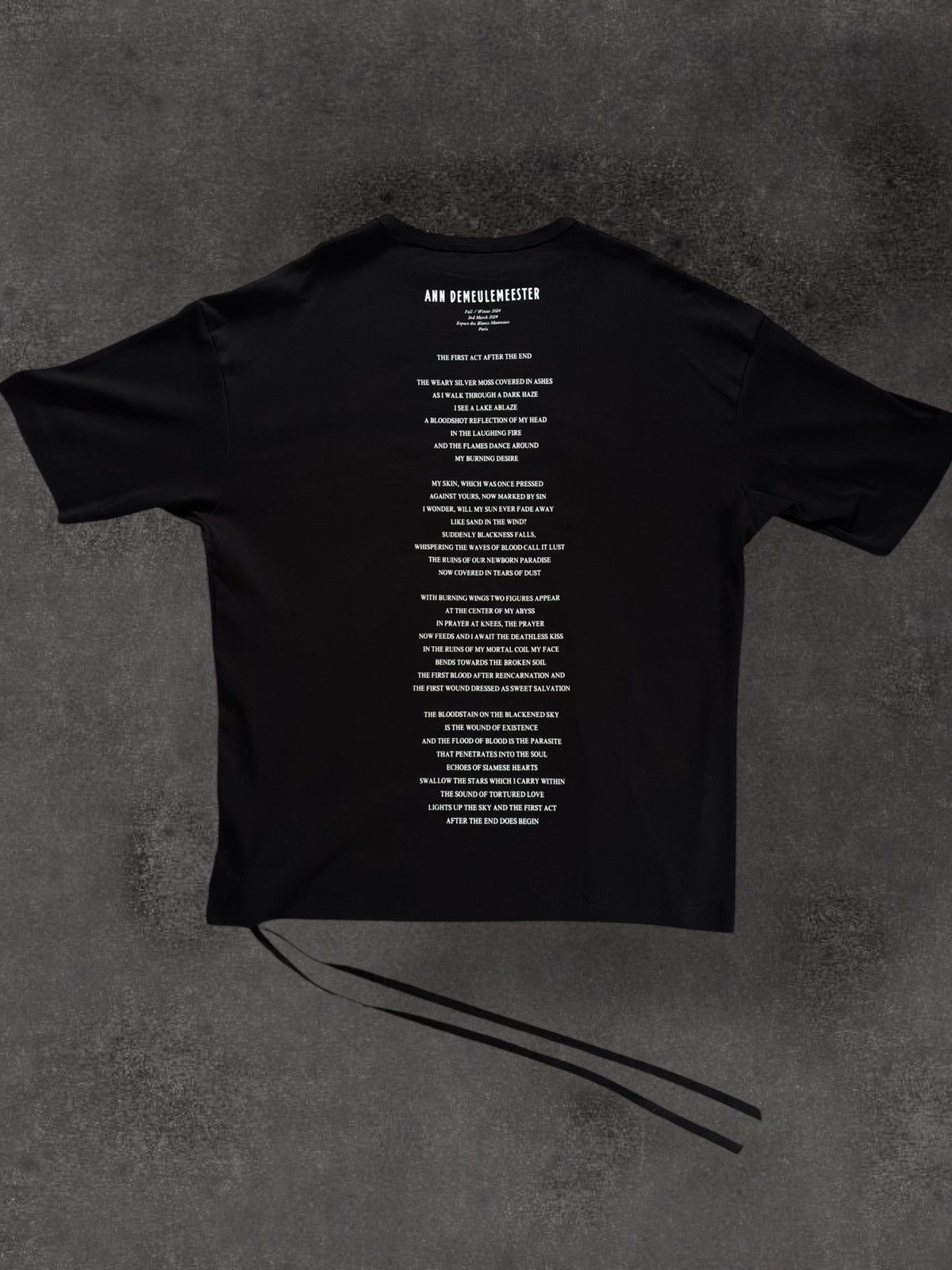 Ann Demeulemeester Ann Demeulemeester 'Echoes' Bapist