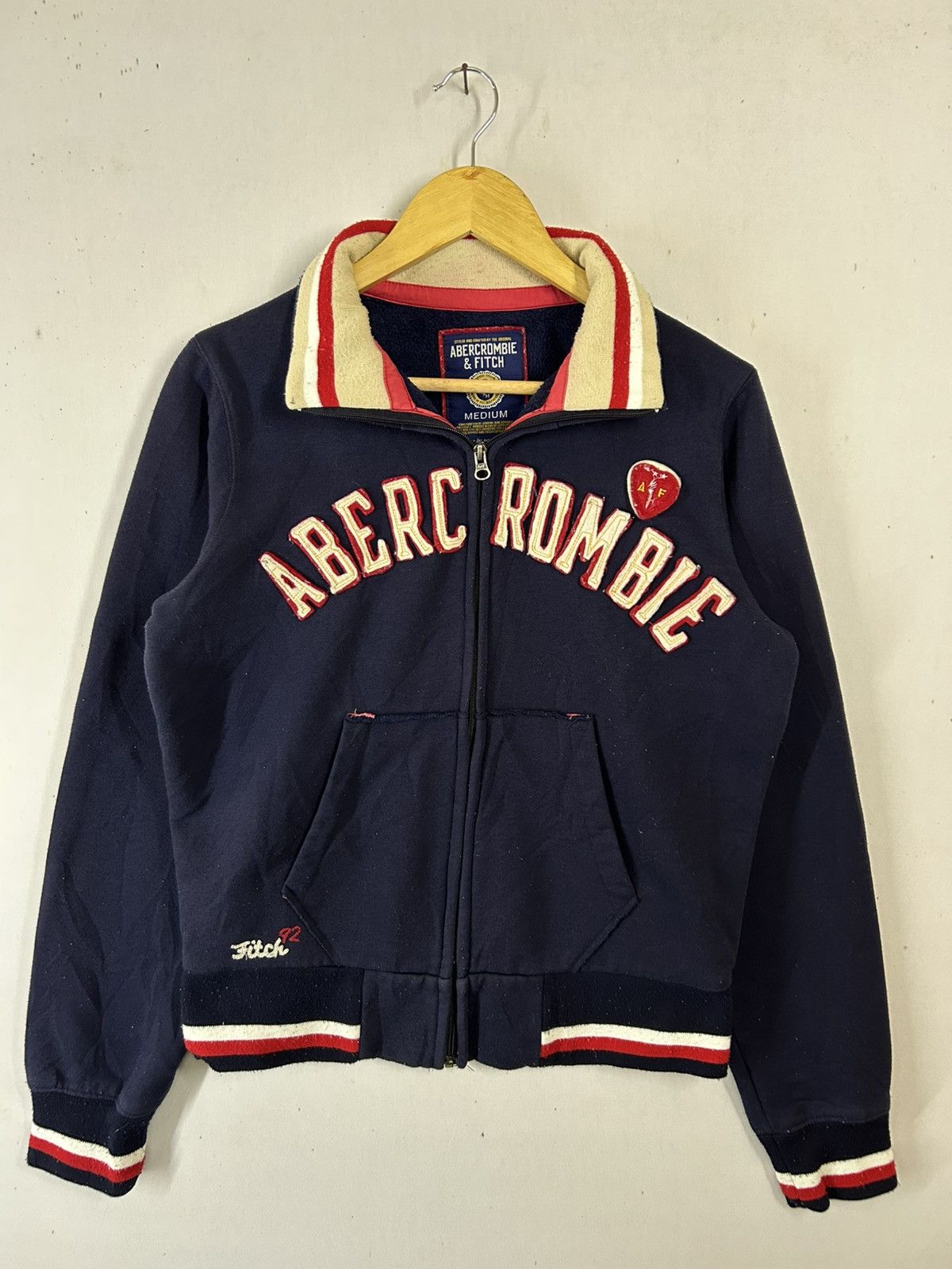 Abercrombie & Fitch × Japanese Brand × Vintage Vintage Abercrombie & Fitch Spellout Sweater Size US M / EU 48-50 / 2 - 3 Thumbnail