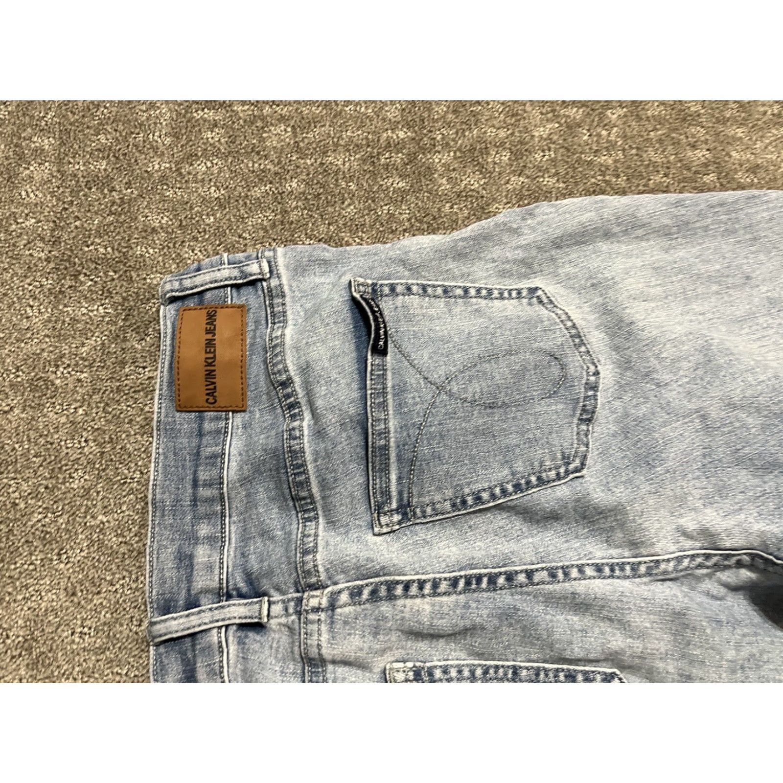 Calvin Klein VINTAGE Calvin Klein Skinny Jeans Women 10 Denim Ankle Casual Preppy Blue 2010s Size 32" / US 10 / IT 46 - 5 Thumbnail