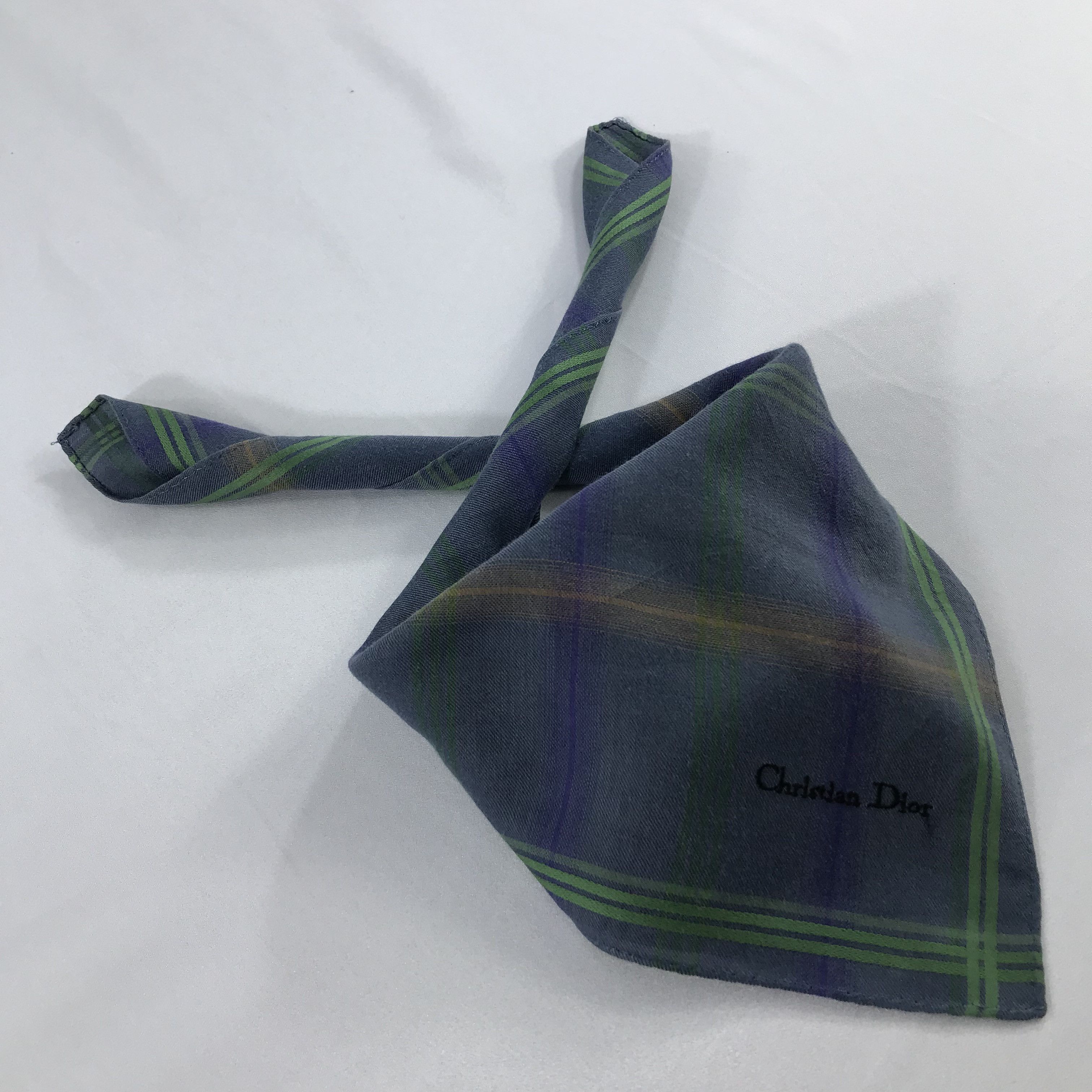 Vintage Christian Dior Bandana / Handkerchief / Neckerchief - S2062 Size ONE SIZE - 4 Thumbnail