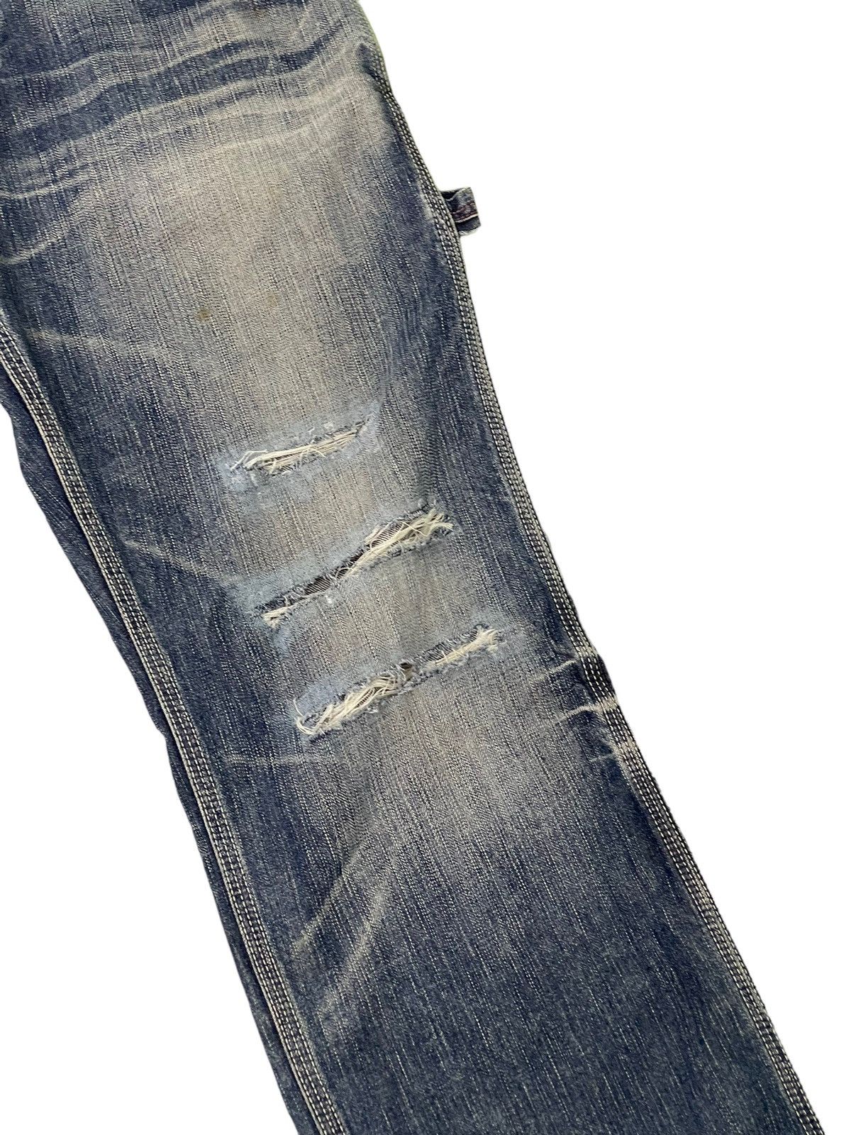 Edwin Carpenter Jeans Edwin Distress Faded Regular 7🟦4 Size US 32 / EU 48 - 16 Thumbnail