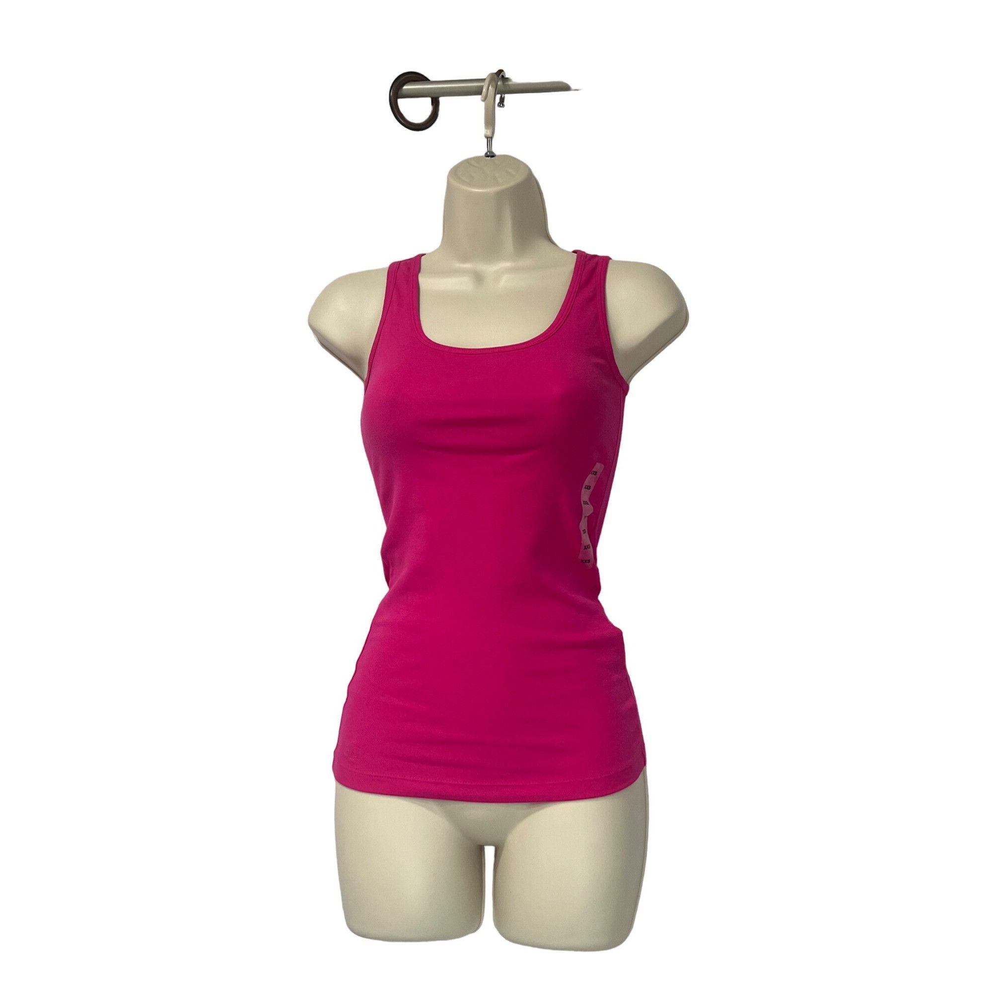 Lauren Ralph Lauren Lauren Ralph Lauren Women’s Scoop Neck Cotton Tank top, Pink Size XXS / US 00 / IT 34 - 2 Thumbnail