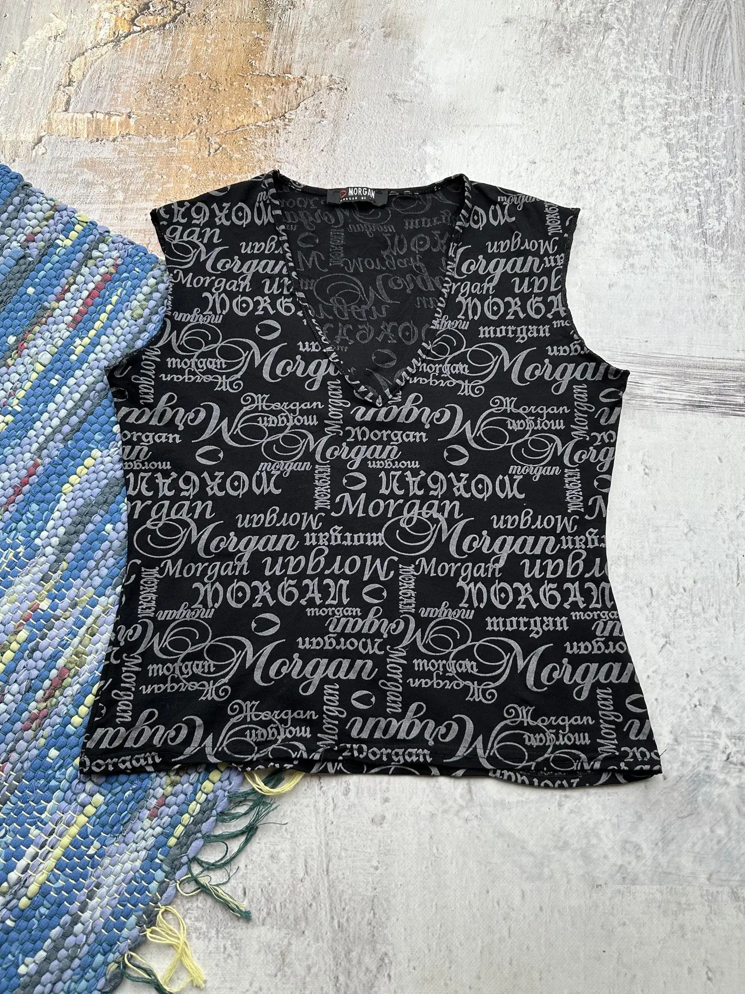 Japanese Brand Vintage Printed Tank Top A525(151) Size M / US 6-8 / IT 42-44 - 1 Thumbnail