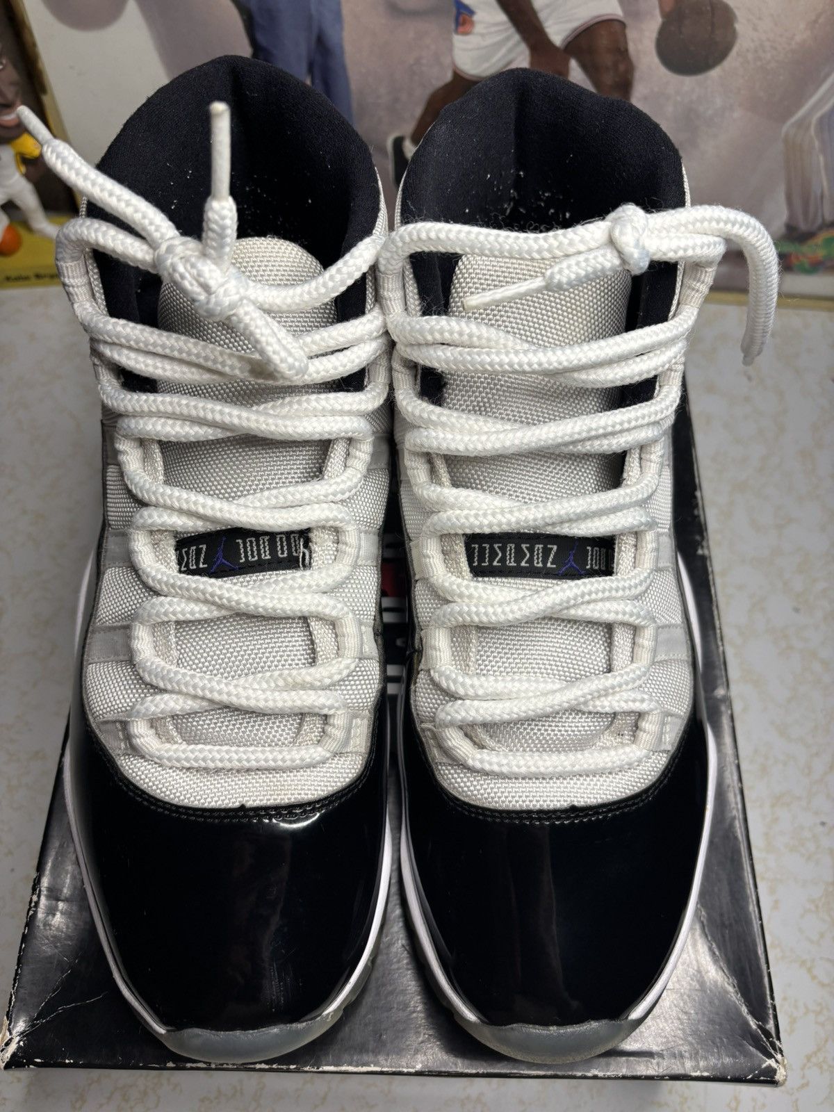 Jordan Brand Air Jordan 11 Retro 2018 Concord 2018 Size US 9 / EU 42 - 2 Thumbnail