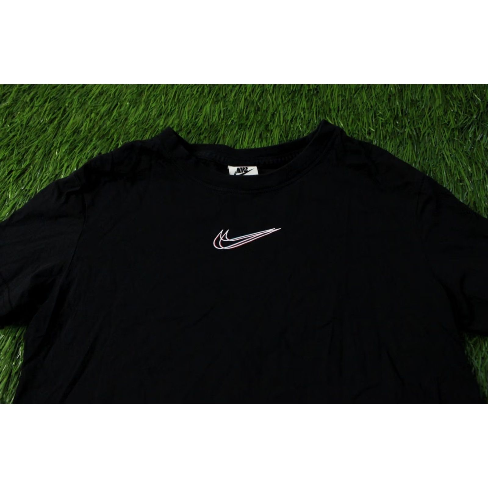 Nike NIKE SWOOSH ORIGINAL 2021 WOMEN CROP TEE SHIRT XS BLACK Jersey Casual Short Sleeve T-Shirt PNG? Size XS / US 0-2 / IT 36-38 - 2 Thumbnail