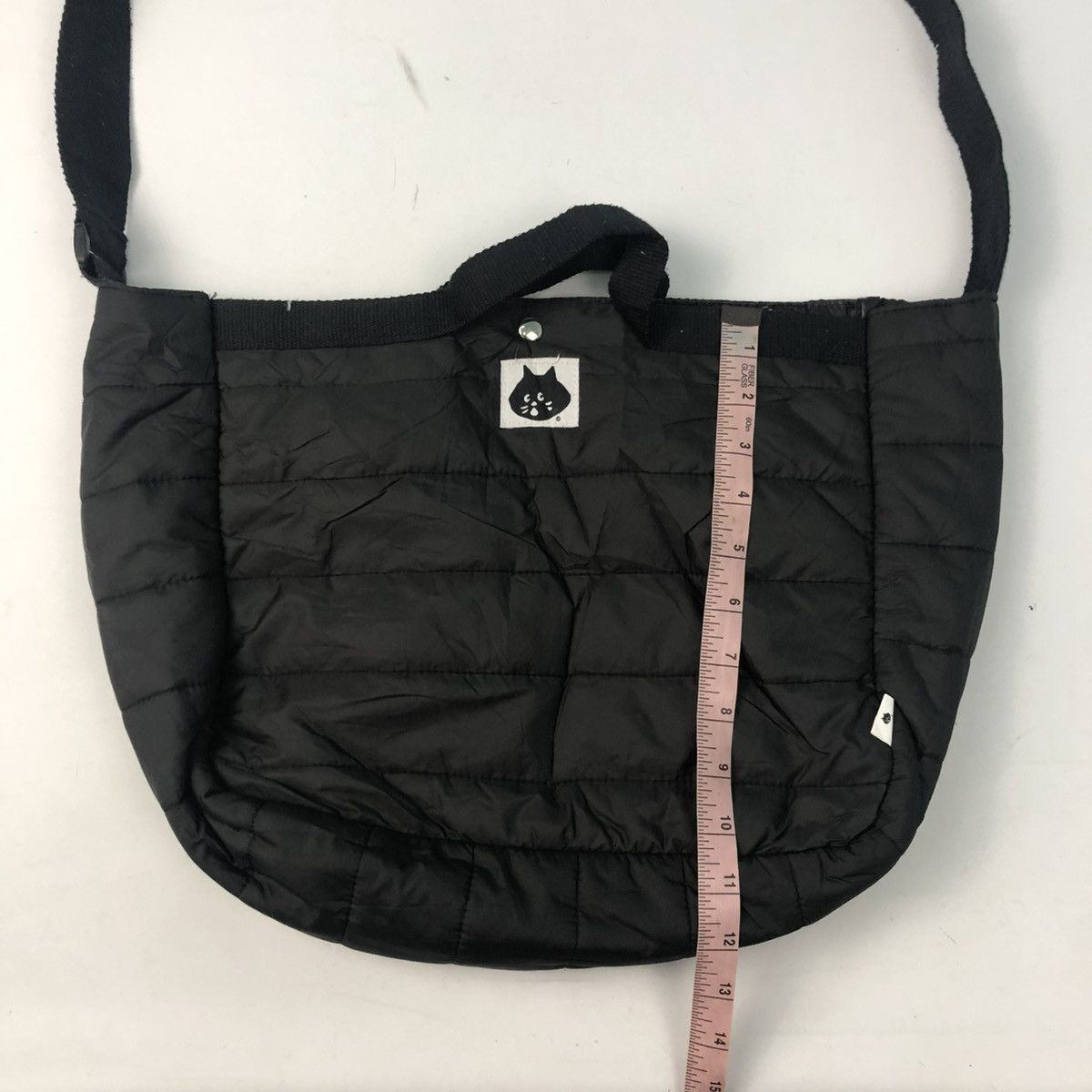 Tsumori Chisato ‼️YES‼️ NE NET NYA SURPRISE CAT BLACK PUFFER QUILTED SLING BAG Size ONE SIZE - 8 Thumbnail