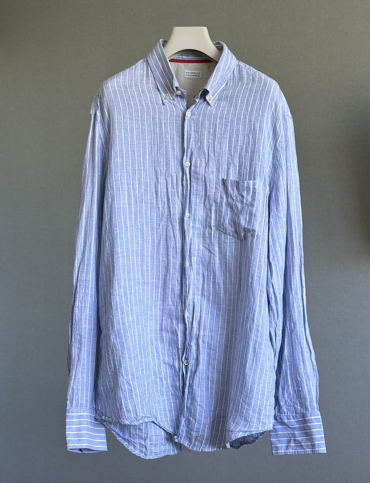 Brunello Cucinelli Brunello Cucinelli linen shirt 3XL Size US XXL / EU 58 / 5 - 1 Thumbnail