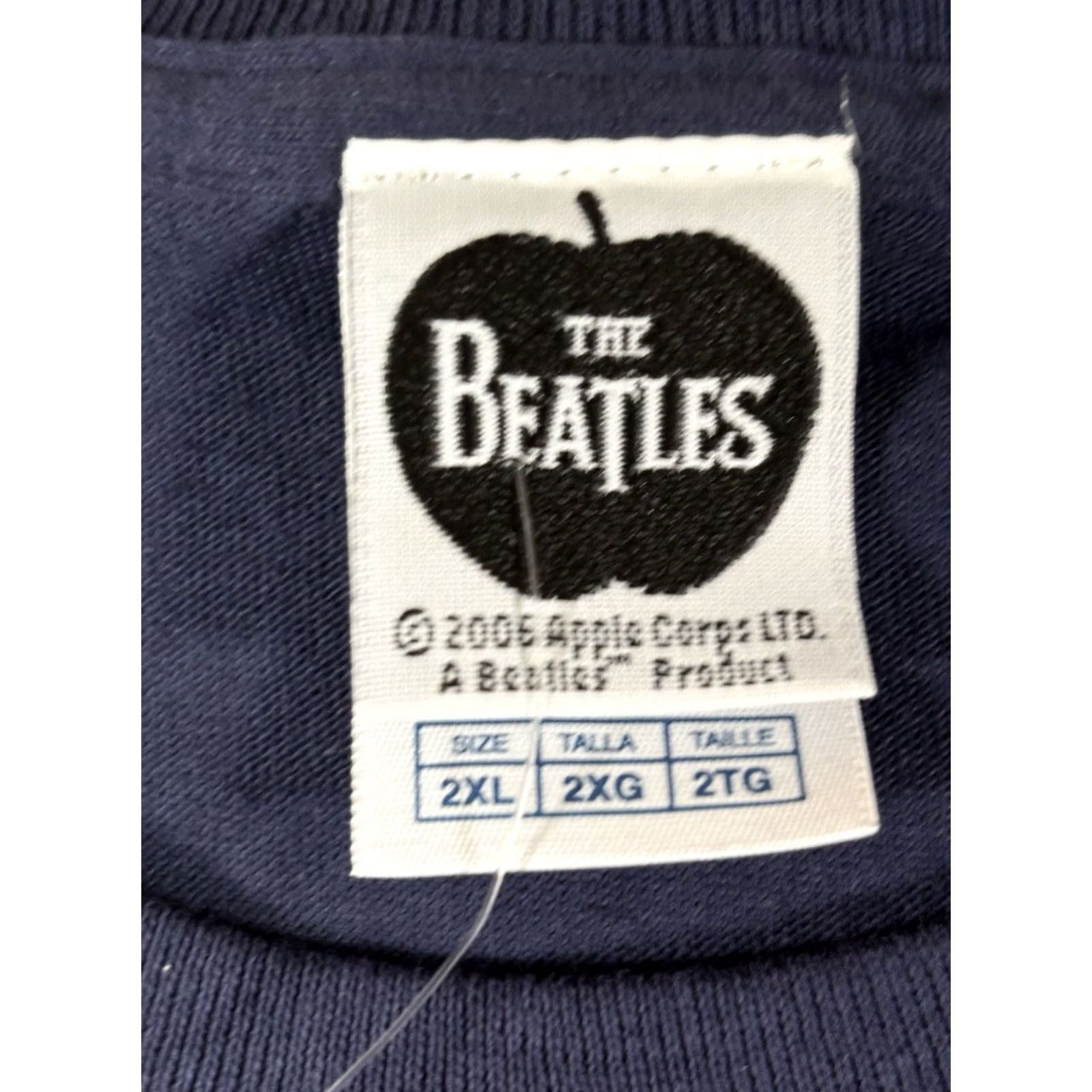 Apple VINTAGE The Beatles Short Sleeve Graphic Tee Men 2XL Blue 2006 Y2K Apple Corps. Ltd. Shirts Men's Graphic Tee 2XL Mens Size US 39 - 6 Thumbnail