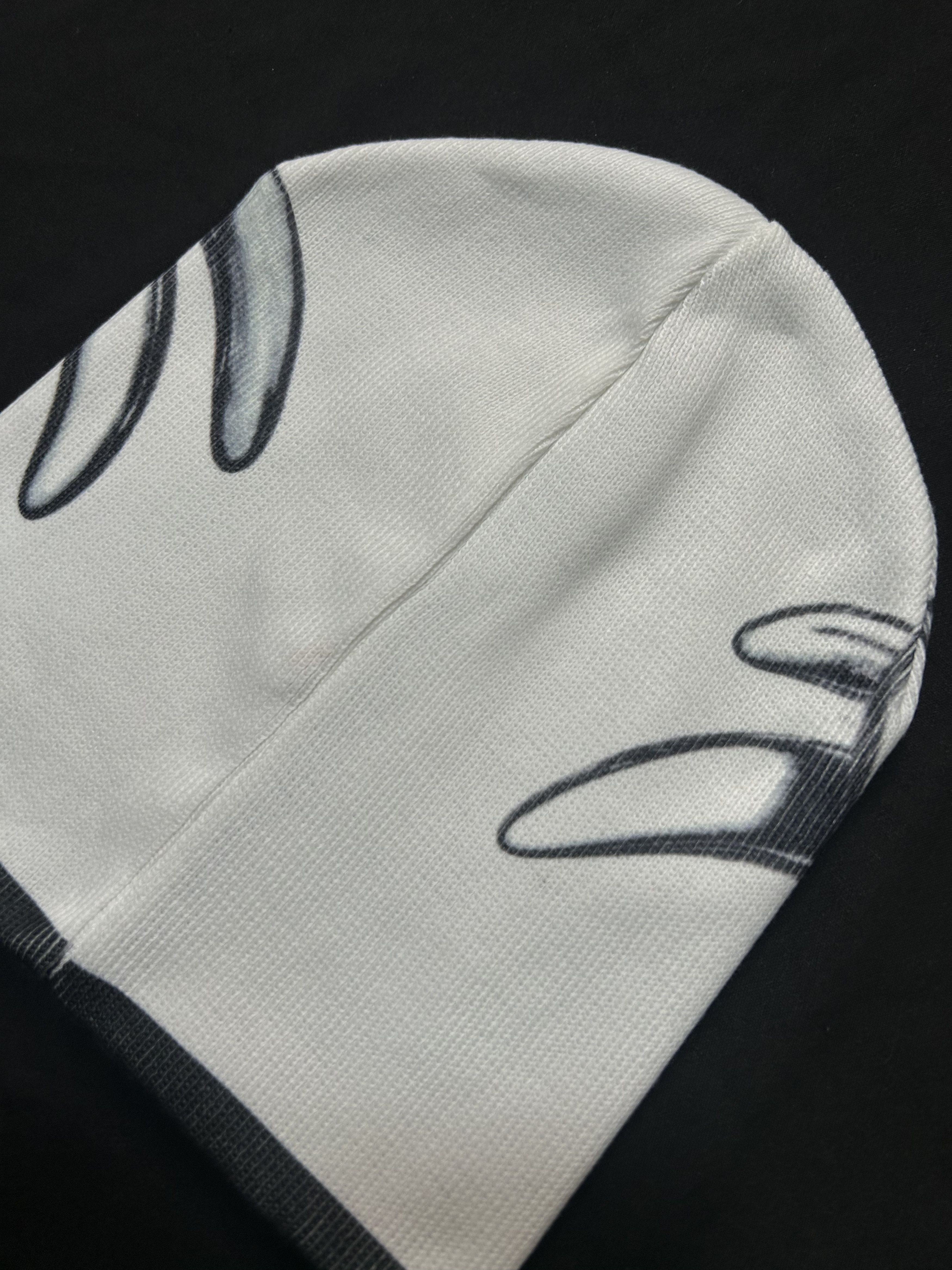 Japanese Brand Rare Bonnet Yev. SS23 Graphic No Cuff Knit Beanie Hat OS Size ONE SIZE - 5 Thumbnail