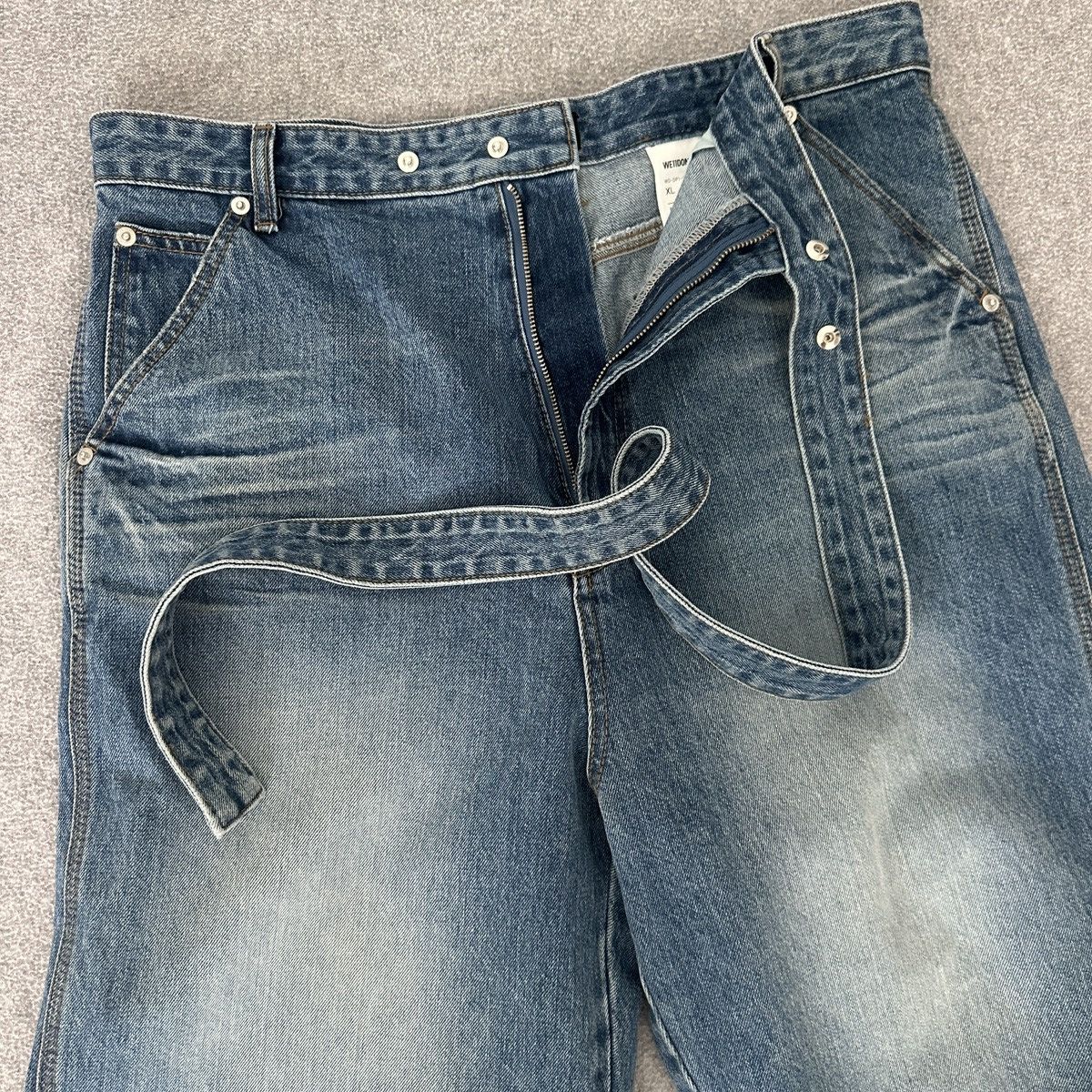 WE11DONE Denim Baggy Jorts Korean Size US 34 / EU 50 - 6 Thumbnail