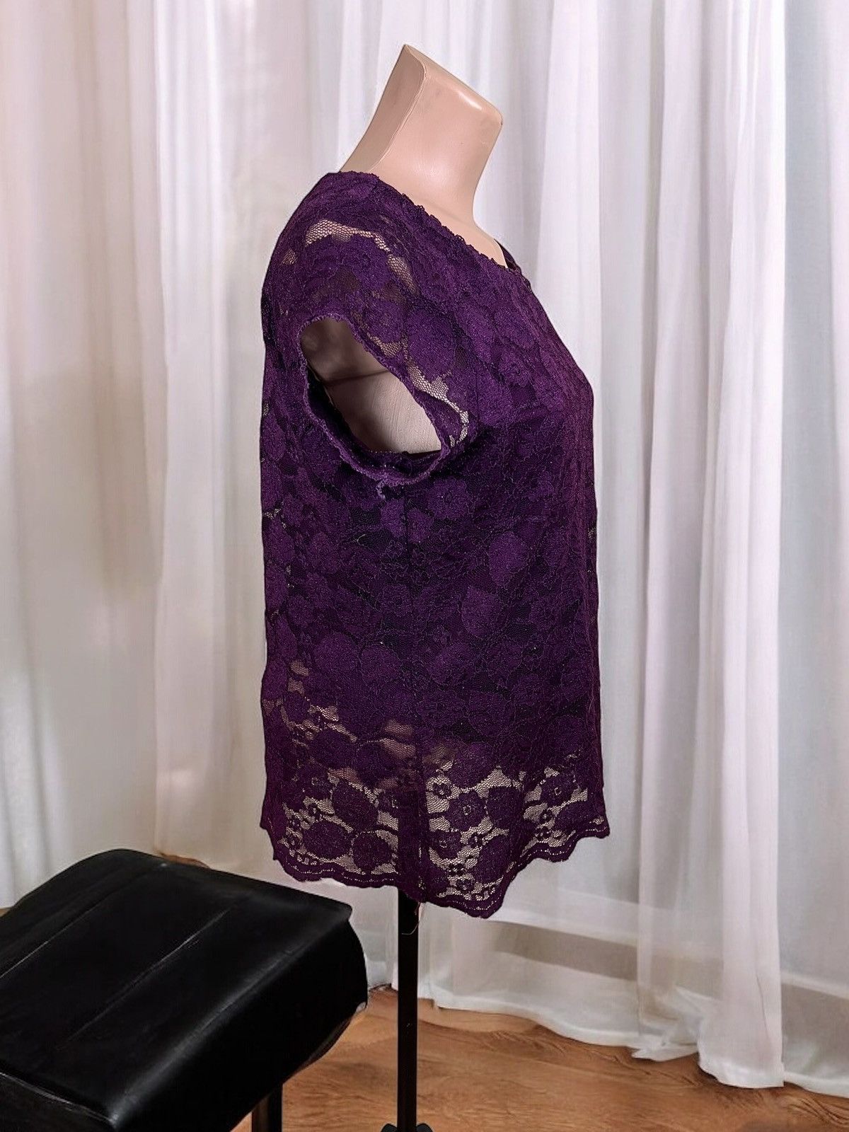 Karl Lagerfeld Karl Lagerfeld purple blouse size M Size M / US 6-8 / IT 42-44 - 2 Thumbnail