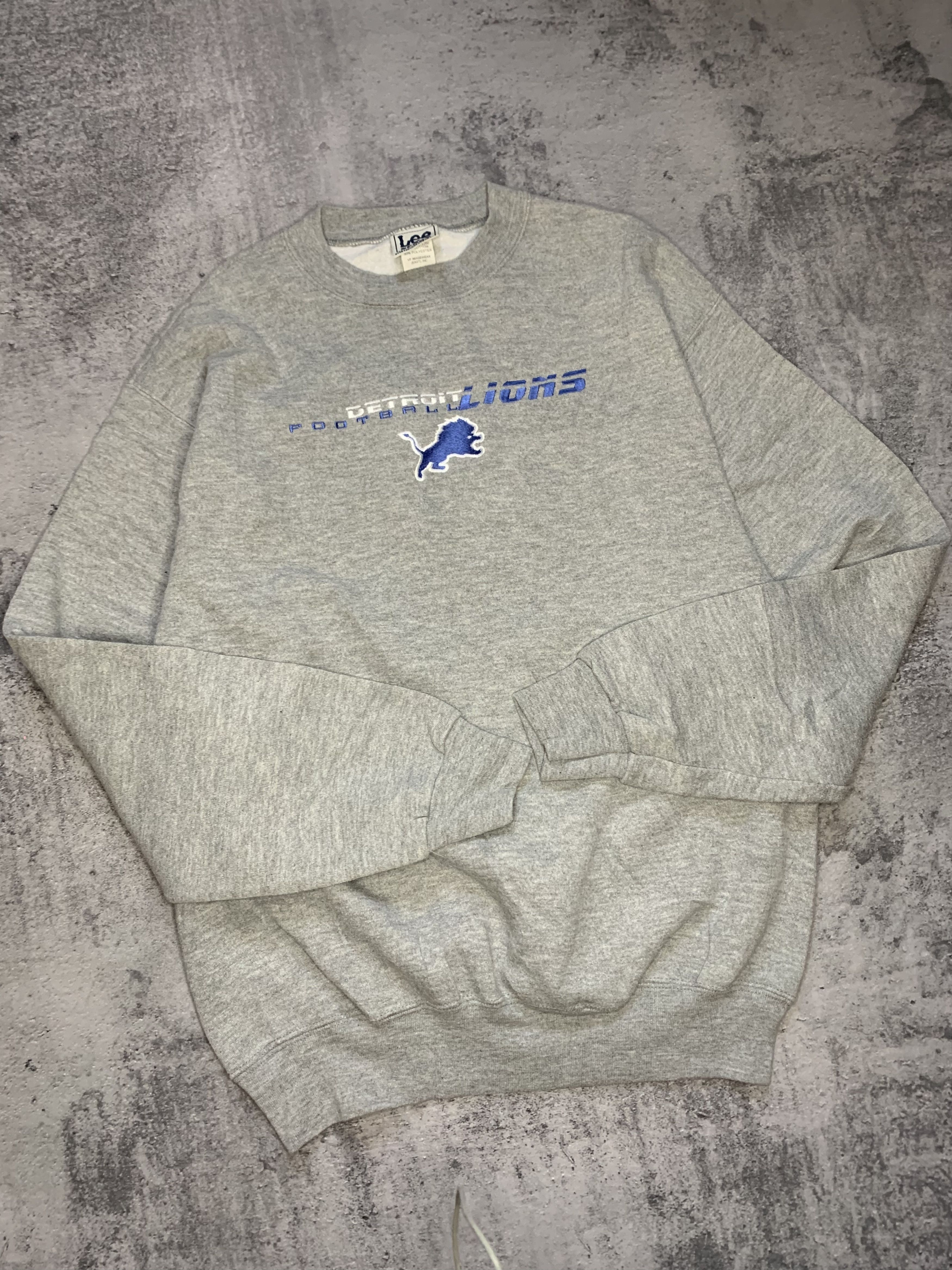 Lee Vintage Detroit lions lee sport sweatshirt jersey Size US L / EU 52-54 / 3 - 3 Thumbnail