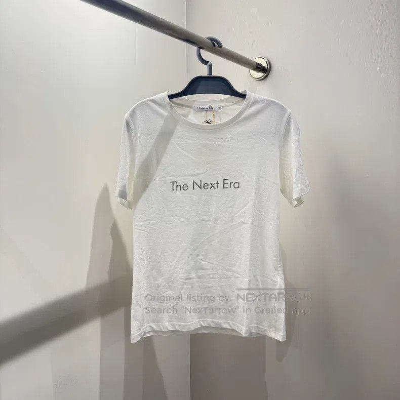 Dior Dior White letter T-shirt Size XS / US 0-2 / IT 36-38 - 1 Thumbnail