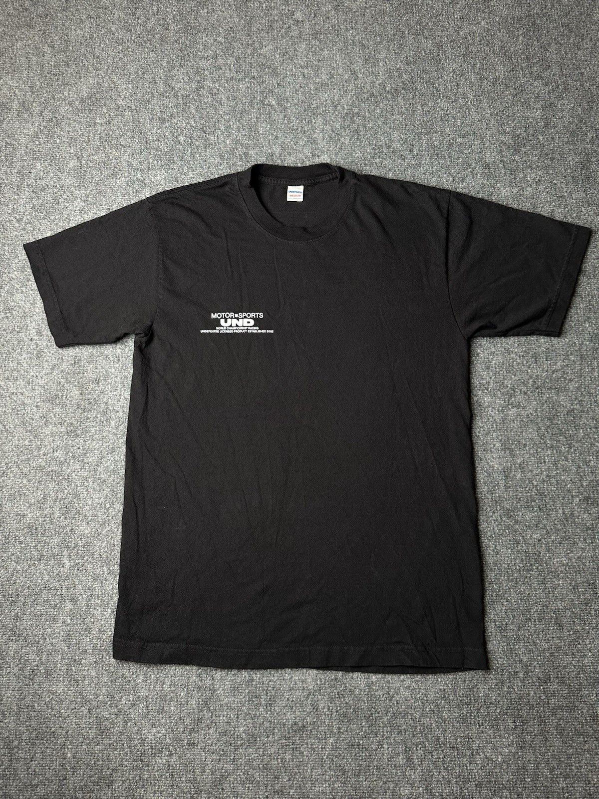 Undefeated Mens T-Shirt Undefeated Motorsports Black White USA, Size M Size US M / EU 48-50 / 2 - 2 Thumbnail