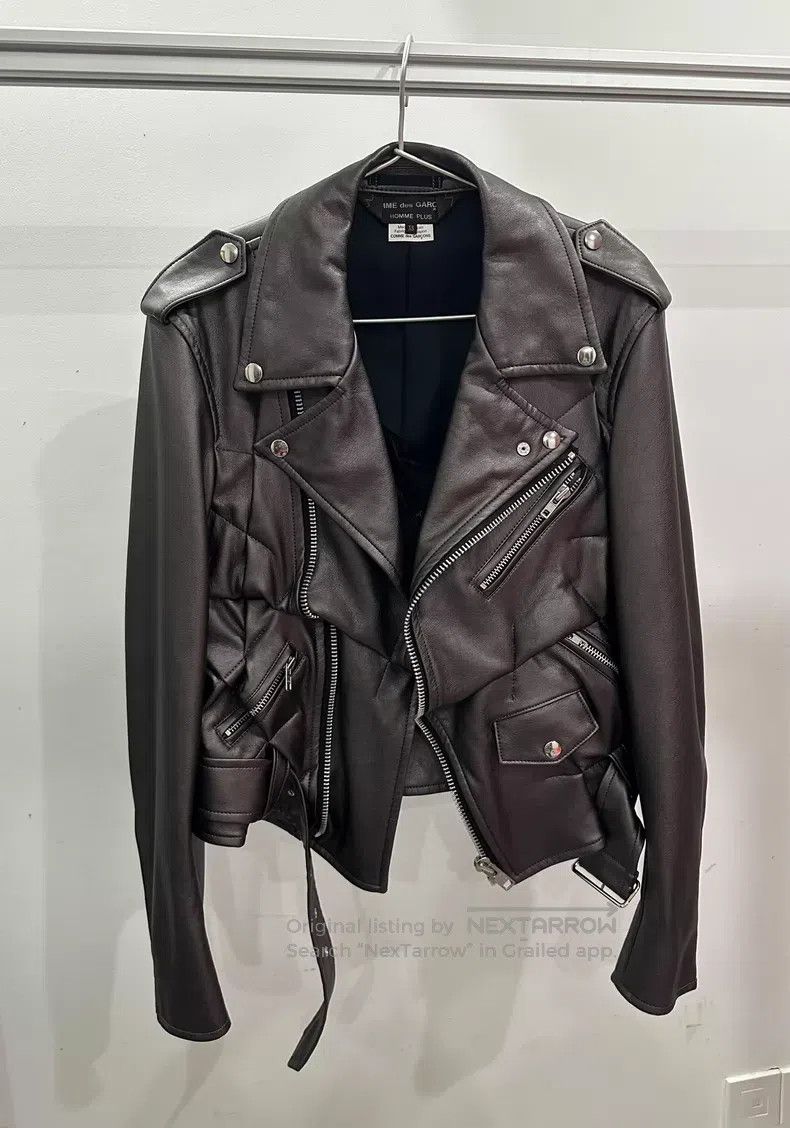 Comme des Garcons Comme des Garcons Antique Copper Wrinkle Leather Jacket Size XS / US 0-2 / IT 36-38 - 1 Thumbnail