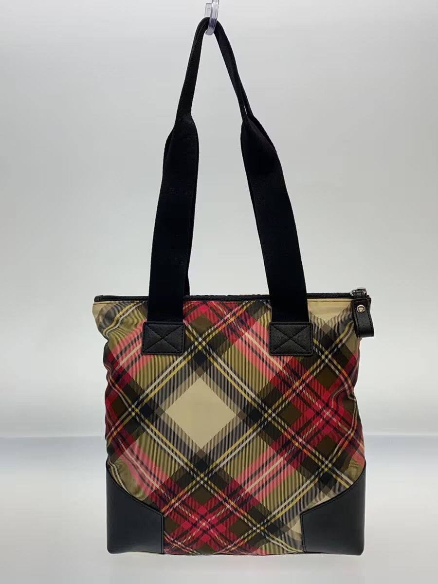 Vivienne Westwood Plaid Orb Tote Bag Size ONE SIZE - 3 Thumbnail
