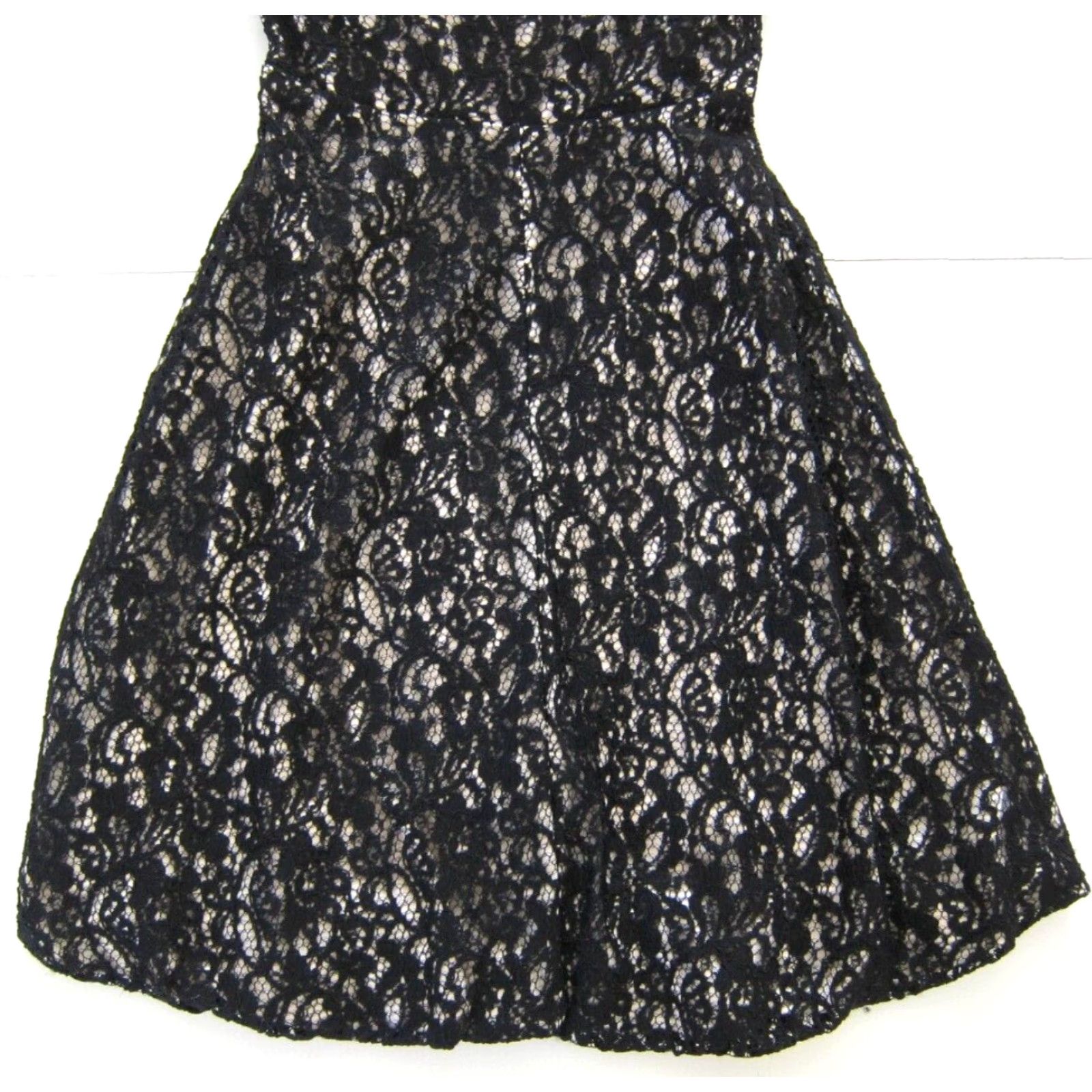 White House Black Market Embroidered Strapless Sweetheart Dress 6