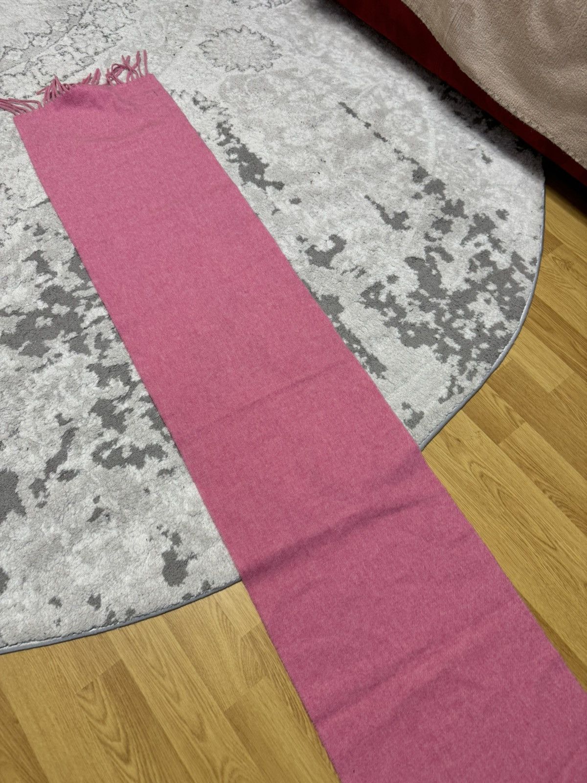 Polo Ralph Lauren Polo Ralph Lauren Pink Wool Scarf Iconic Size ONE SIZE - 11 Thumbnail