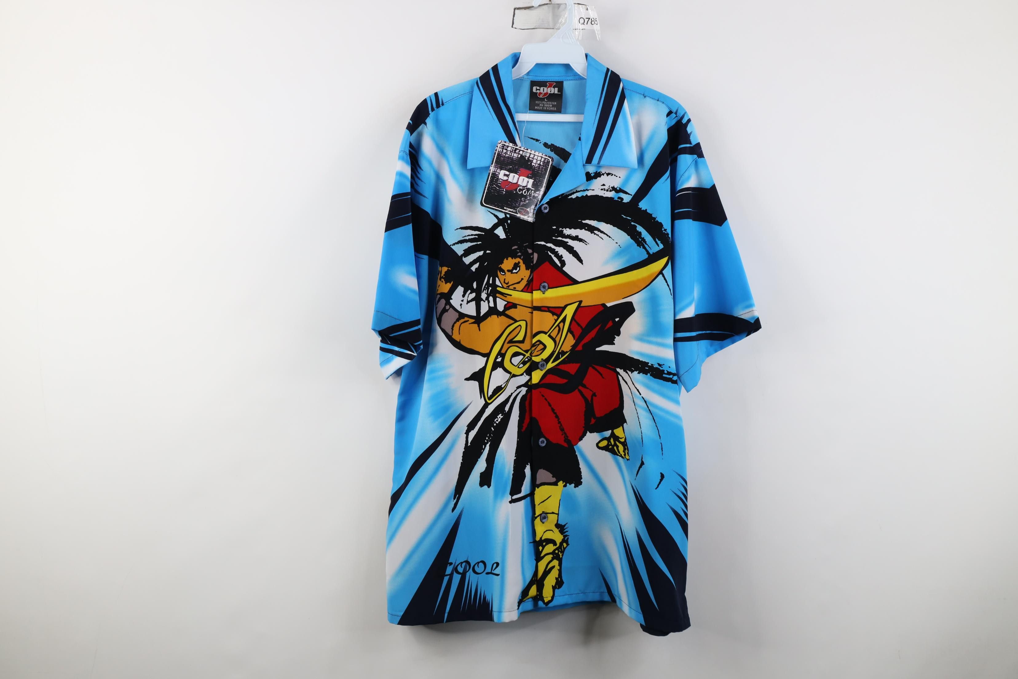Vintage Deadstock Vintage 90s Y2K Streetwear Lightning Fighter Shirt Size US L / EU 52-54 / 3 - 1 Thumbnail