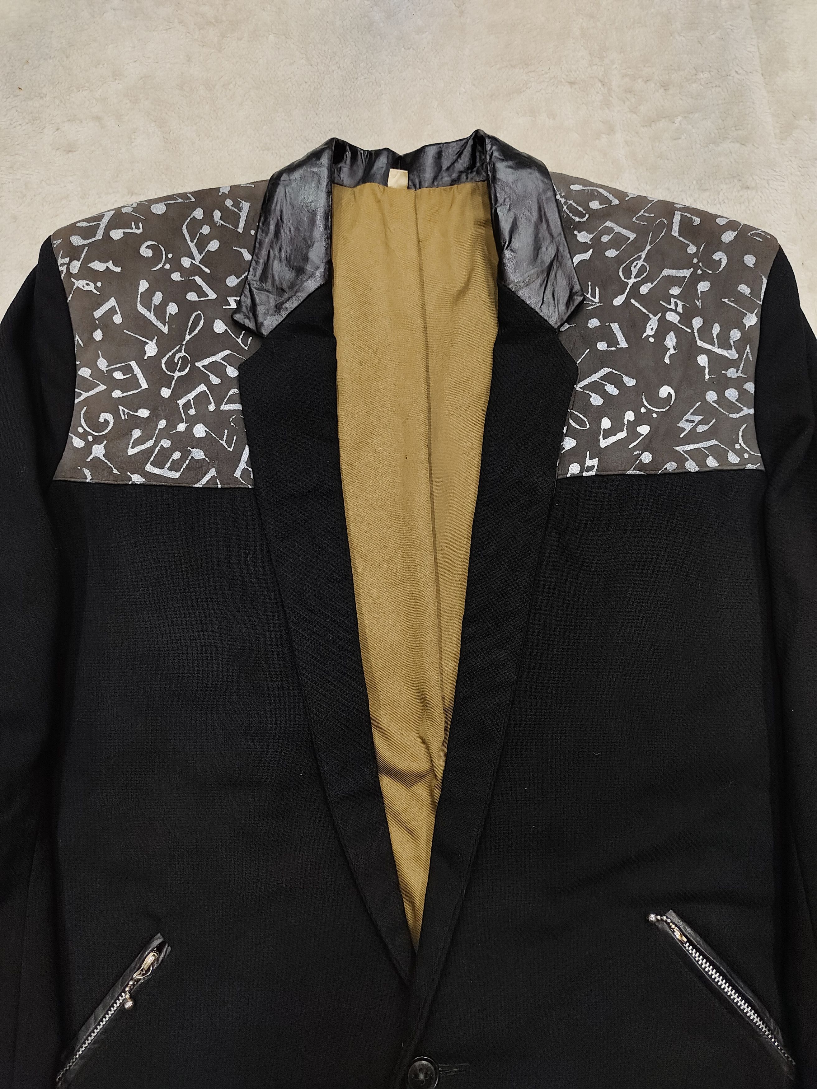 Vintage RARE🔥Vtg Gforce Nottingham🔥Wool Mix Suede Musical Note Size US M / EU 48-50 / 2 - 2 Thumbnail