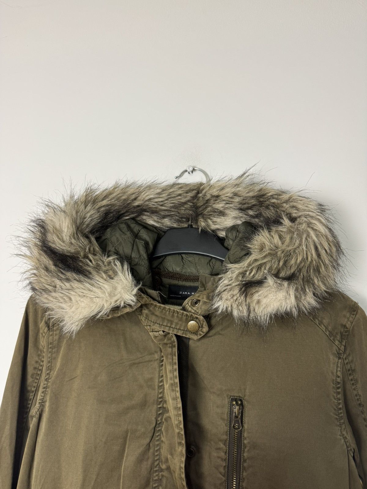Vintage Vintage Archive Parka with Faux Fur Hood Japanese Style Size S / US 4 / IT 40 - 2 Thumbnail