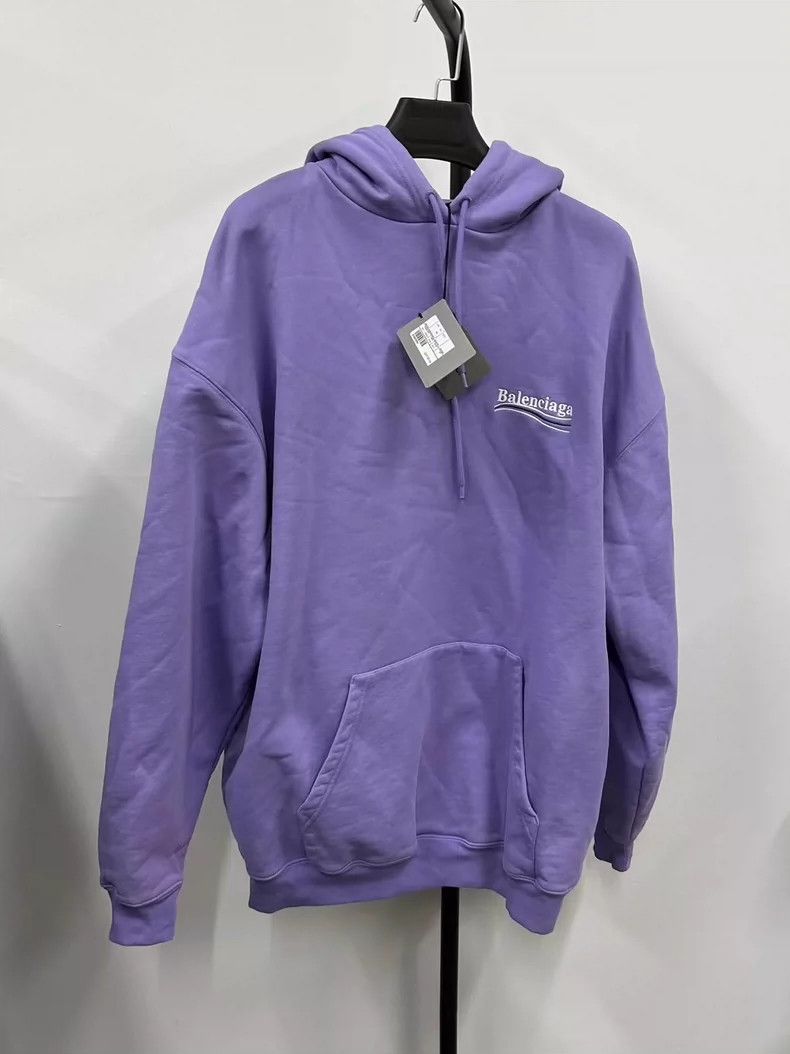 Balenciaga Balenciaga LogoLogoEmbroidered Pullover Hoodie Size US L / EU 52-54 / 3 - 1 Thumbnail