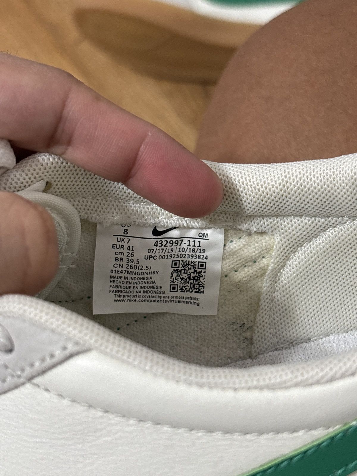 Nike Nike Killshot green size 8 Size US 8 / EU 41 - 6 Thumbnail