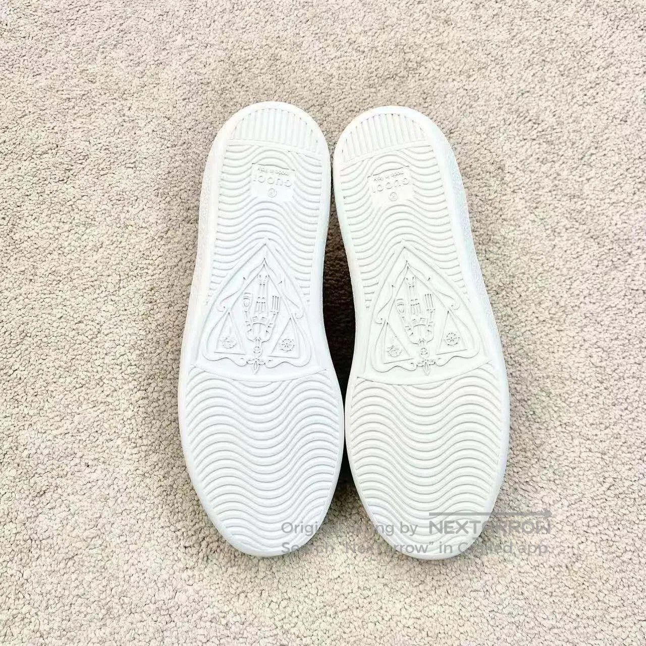Gucci Guicci Double G logo red and green webbing casual shoes| Size US 5.5 / IT 35.5 - 7 Thumbnail