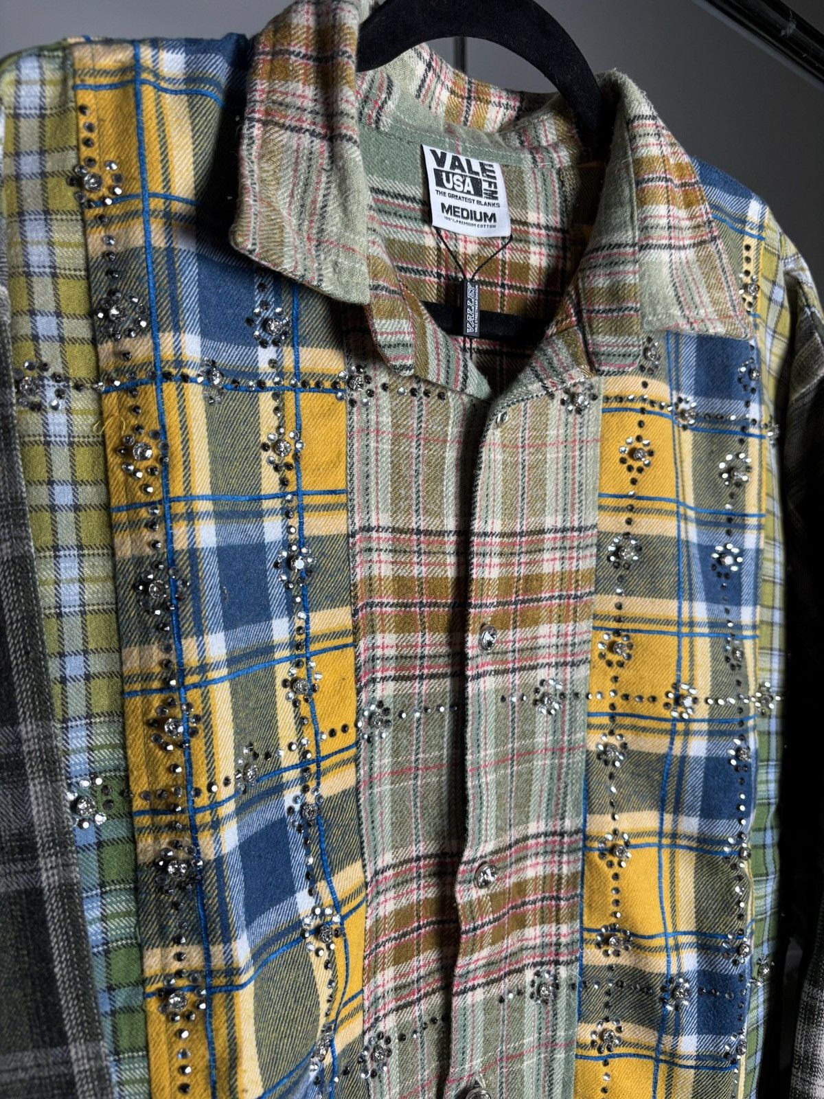 Vale Vale Forever Earth Day Flannel 'Green/Patchwork' Size US M / EU 48-50 / 2 - 2 Thumbnail