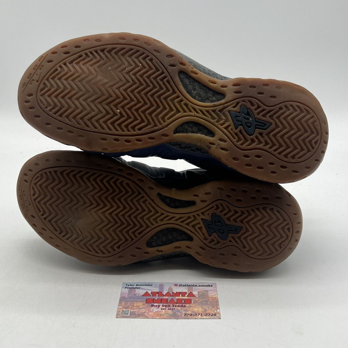 Nike Air Foamposite one midnight navy Size US 8 / EU 41 - 7 Thumbnail