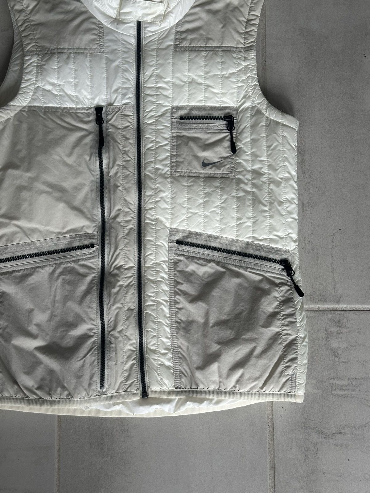 Nike NIKE Vest White and Grey Size US L / EU 52-54 / 3 - 2 Thumbnail