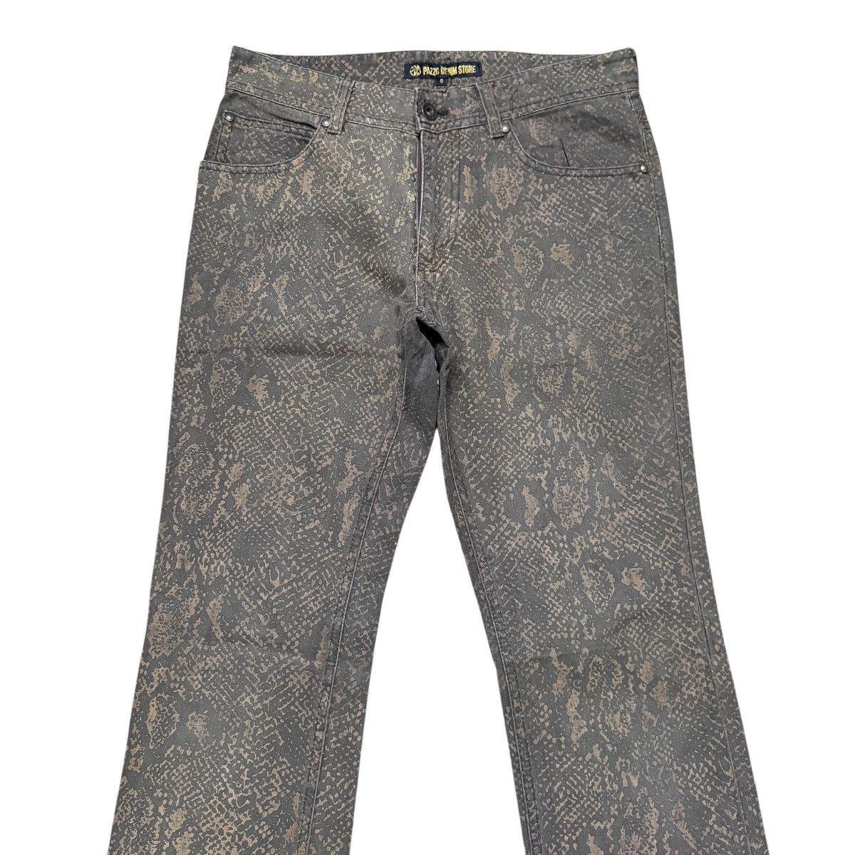 Hysteric Glamour Japanese Brand PAZZO Denim Printed Snake Skin Size US 29 - 3 Thumbnail