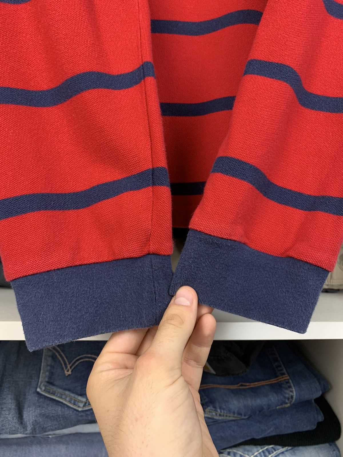 Other Polo Ralph Lauren Striped Rugby Long Sleeve Size US XL / EU 56 / 4 - 10 Thumbnail