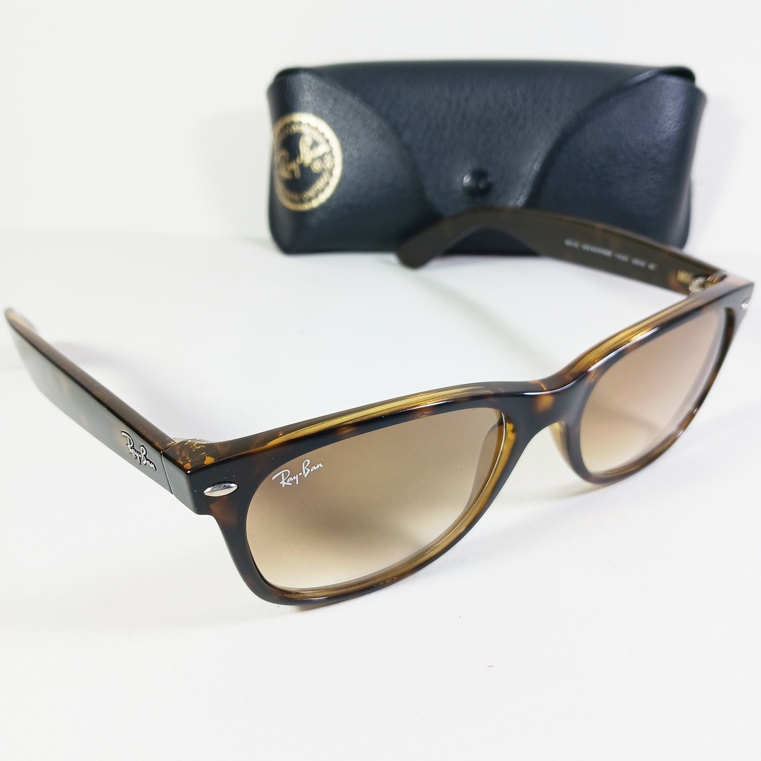 RayBan Ray Ban RB2132 Tortoise Brown New Wayfarer Sunglasses w/Case Size ONE SIZE - 1 Thumbnail