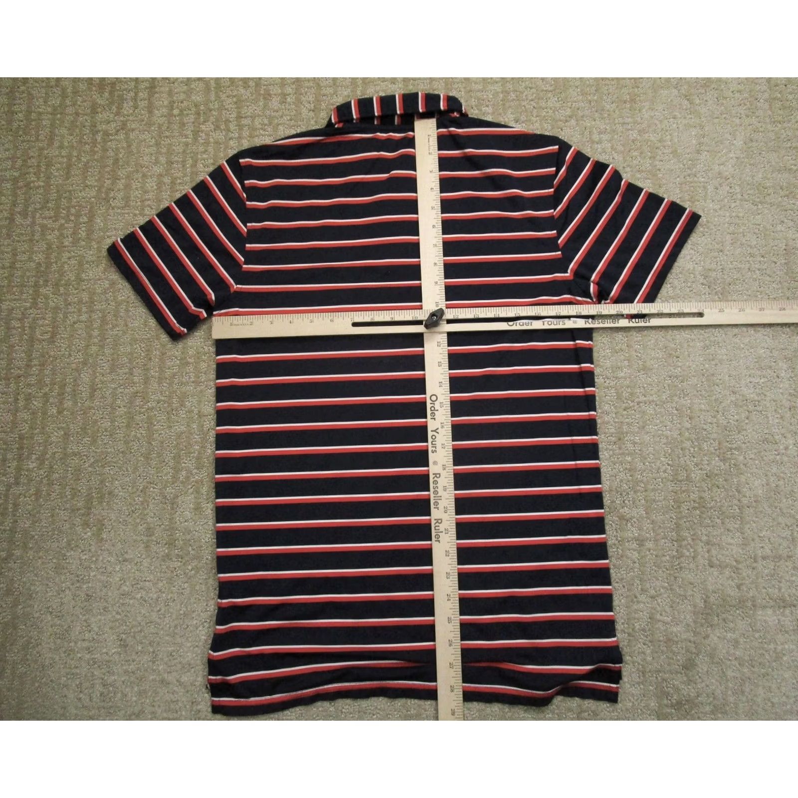Southern Tide Southern Tide Polo Shirt Men Small Blue Red Striped Lightweight Moisture Wicking + Logo Size US S / EU 44-46 / 1 - 4 Thumbnail