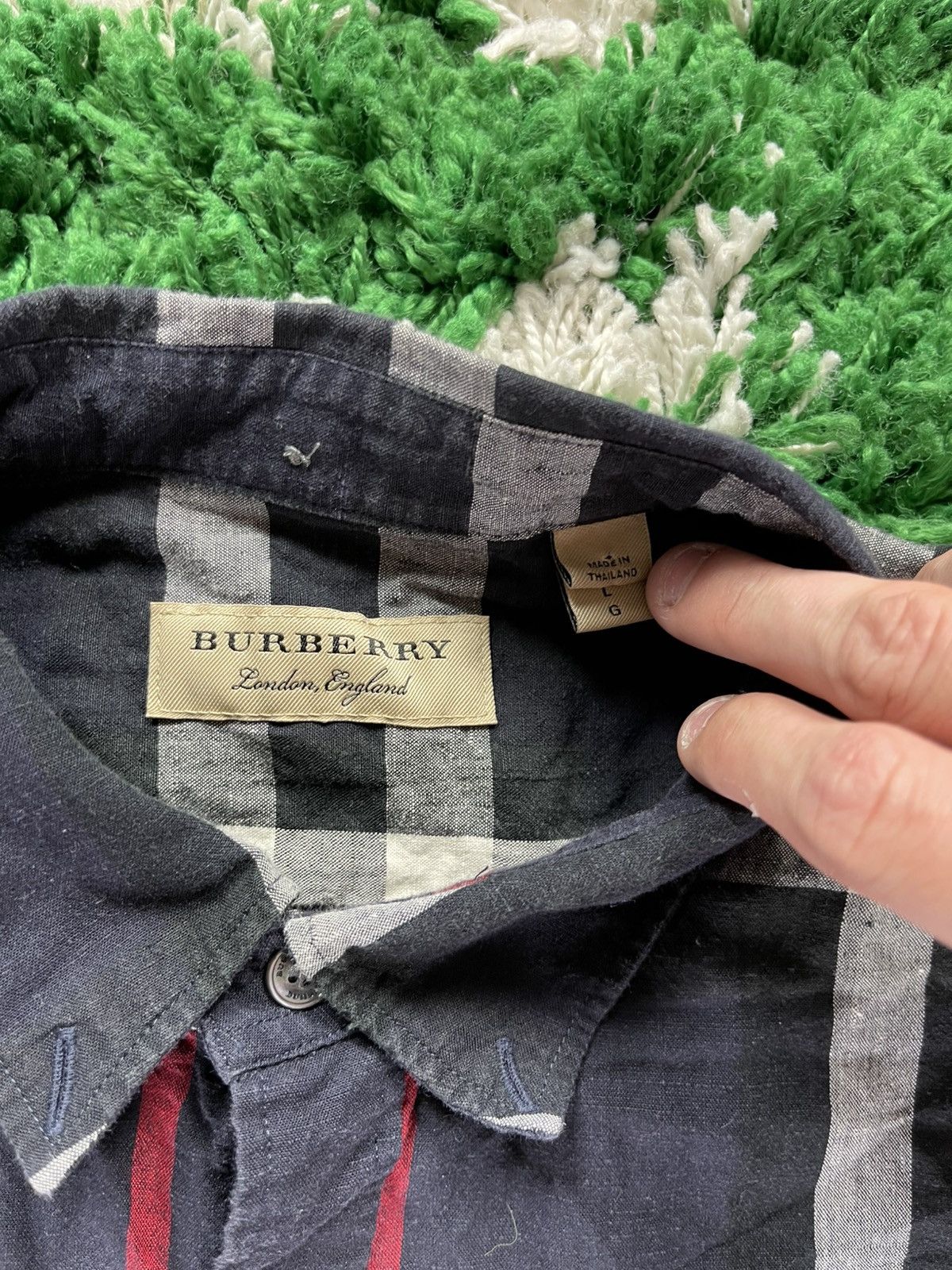 Burberry Burberry Button-Up Size US L / EU 52-54 / 3 - 3 Thumbnail