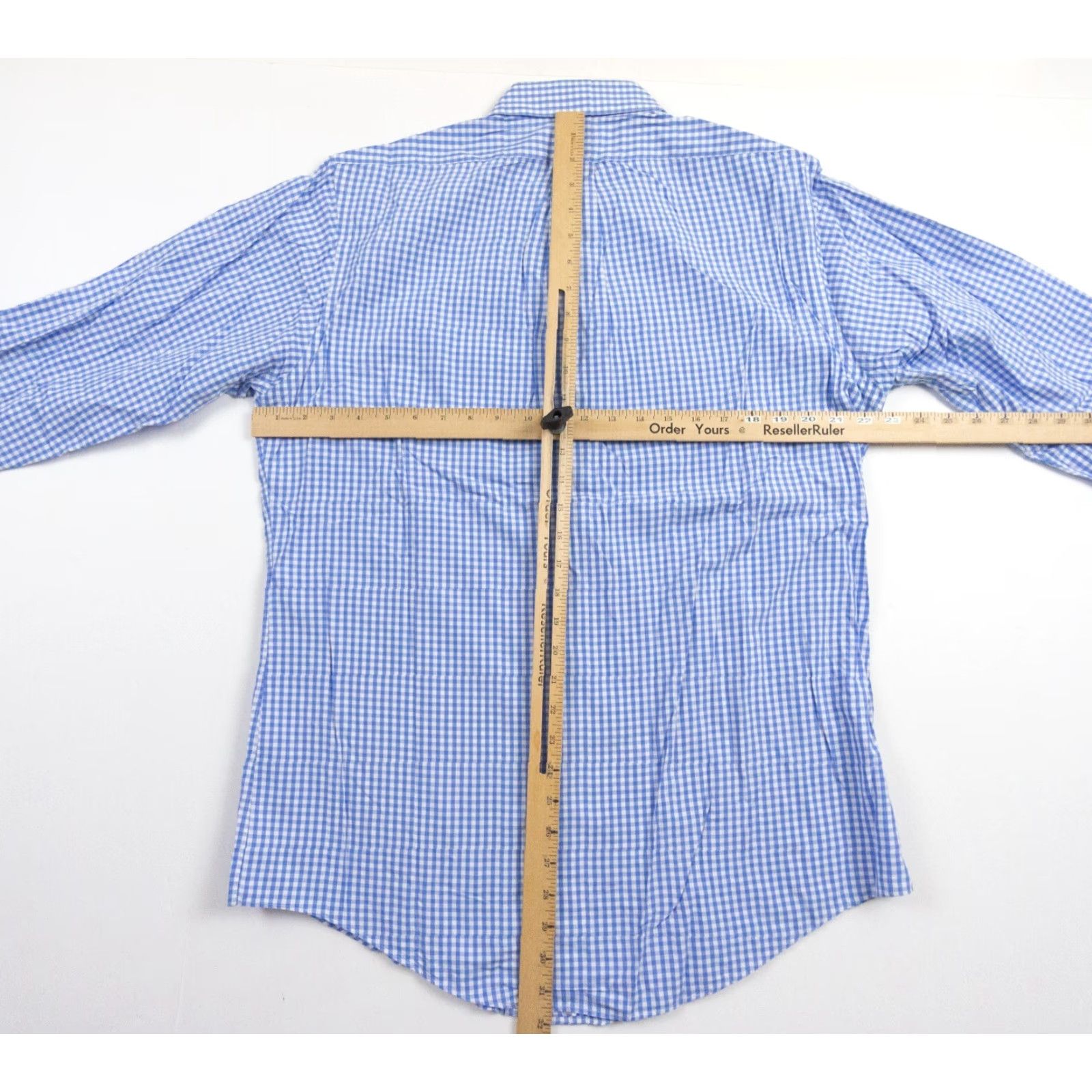 Brooks Brothers VINTAGE Brooks Brothers Men's Long Sleeve Button Up Shirt Casual Formal Workwear Plaid Blue L Size US L / EU 52-54 / 3 - 6 Thumbnail
