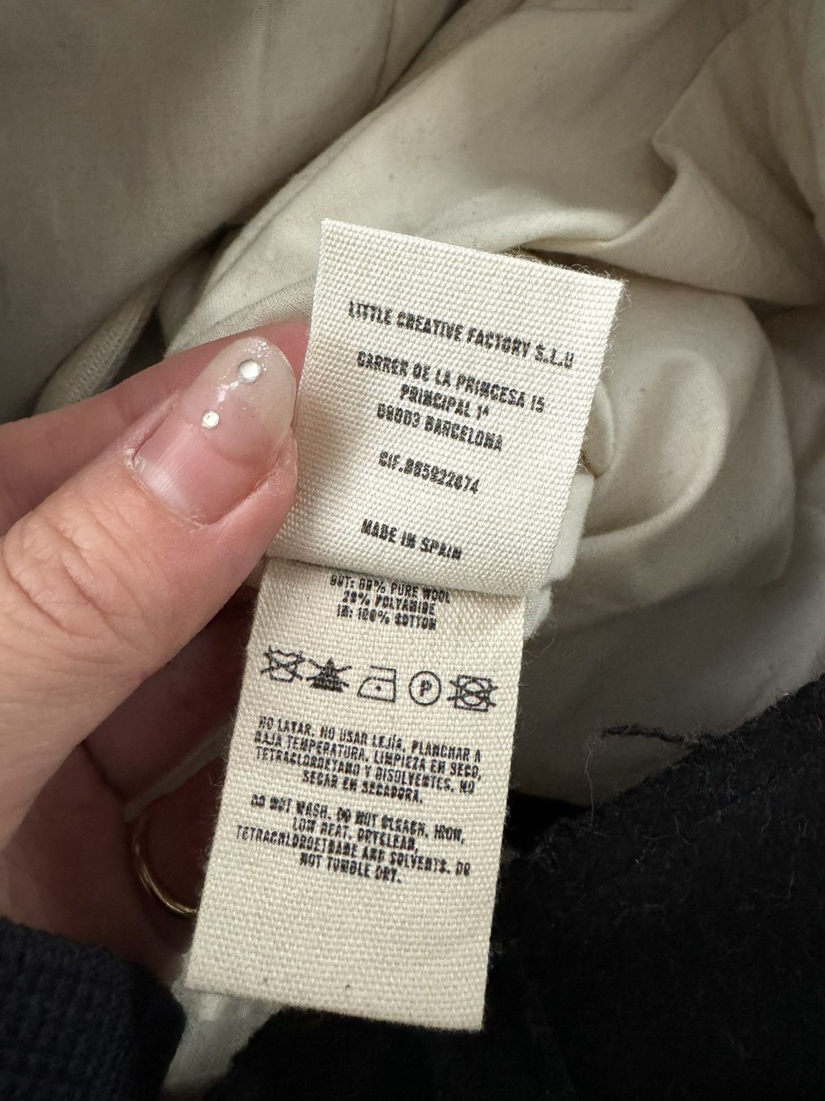 Designer Another Archive FRAYED BLACK WOOL PANTS SIZE SMALL Size 27" / US 4 / IT 40 - 7 Thumbnail