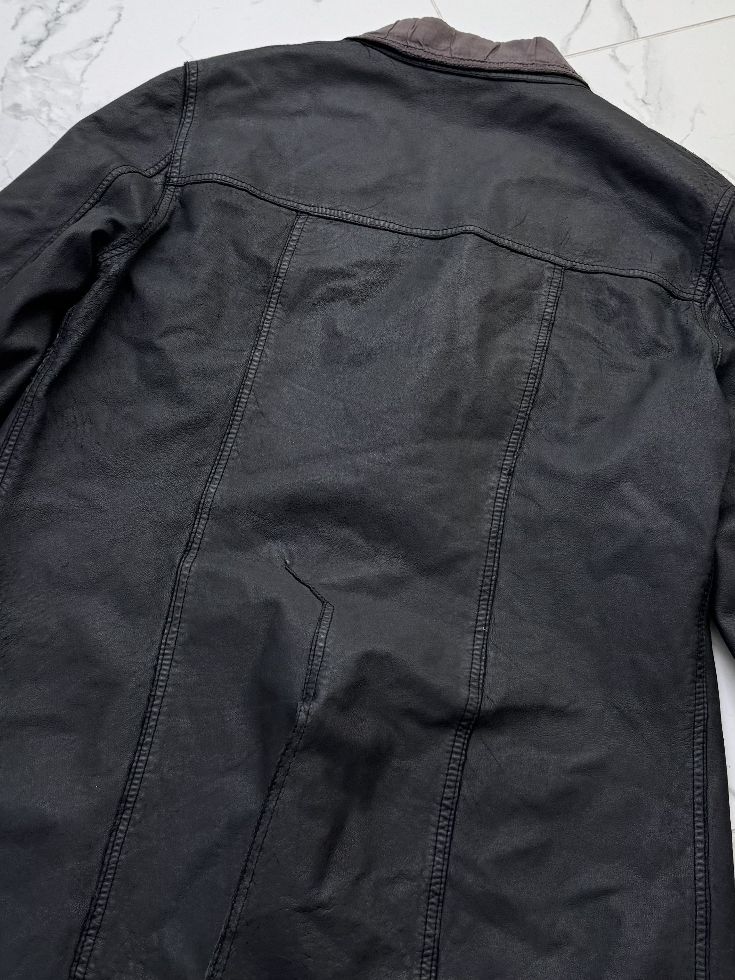Genuine Leather Leather Blazer Mens M Minimalist Tailored Button Jacket Coat Size US M / EU 48-50 / 2 - 11 Thumbnail