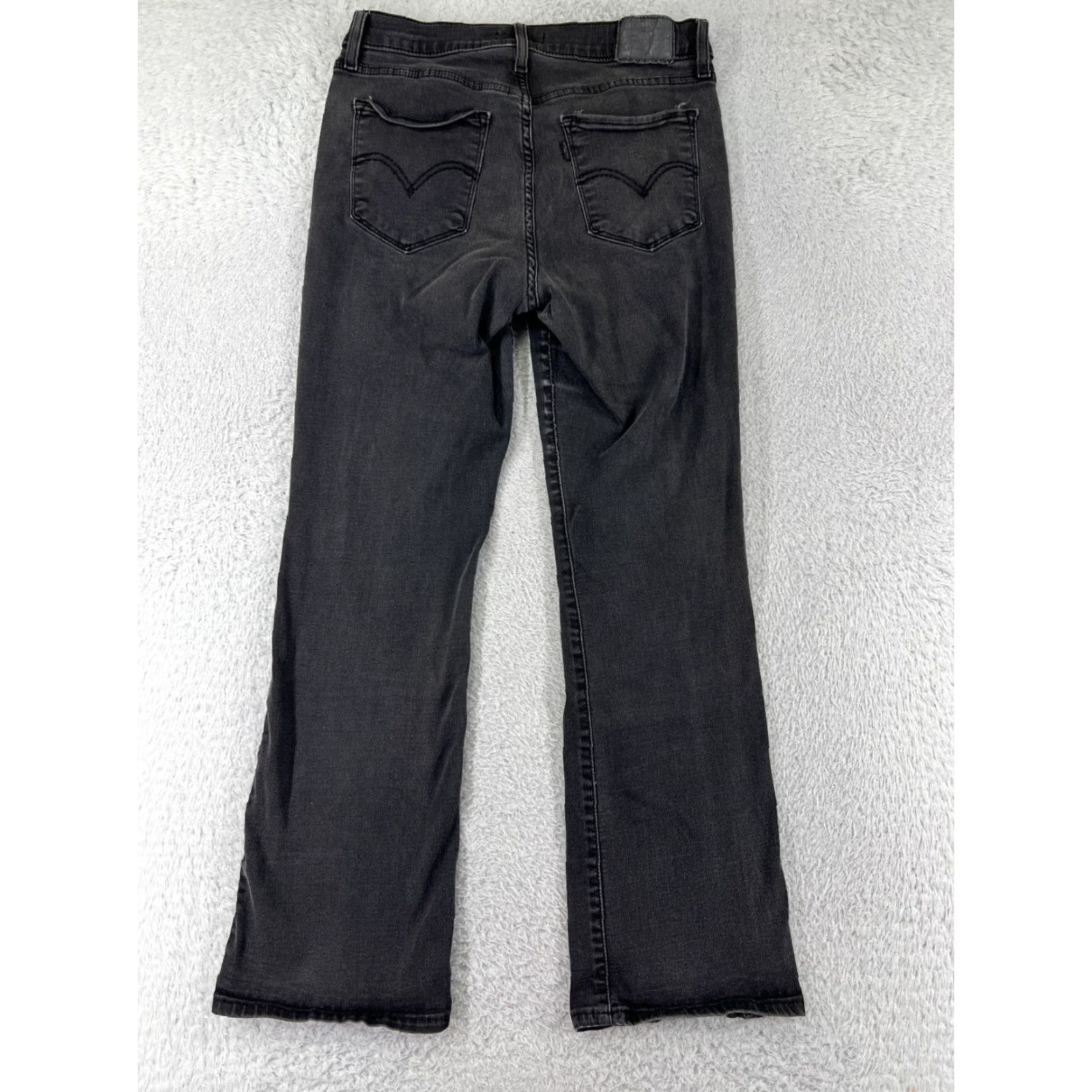 Levi's Levi's Pants Womens 8 Black Denim Classic Bootcut 5-Pocket Embroidered Pocket Denim Jeans Size 30" / US 8 / IT 44 - 2 Thumbnail